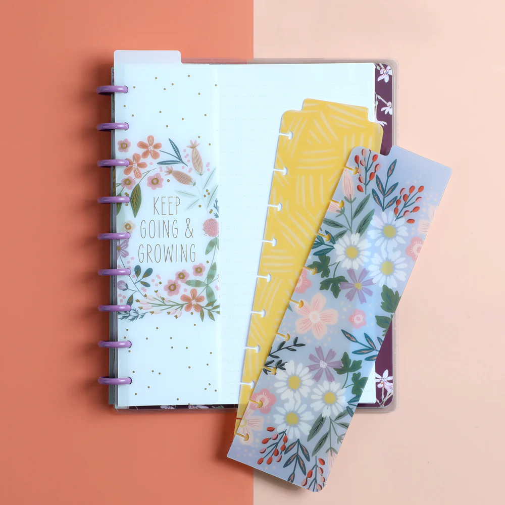 Spring Botanicals Bundle - Notebook + Accessories + Stickers 10 Spring Botanicals Bundle - Notebook + Accessories + Stickers