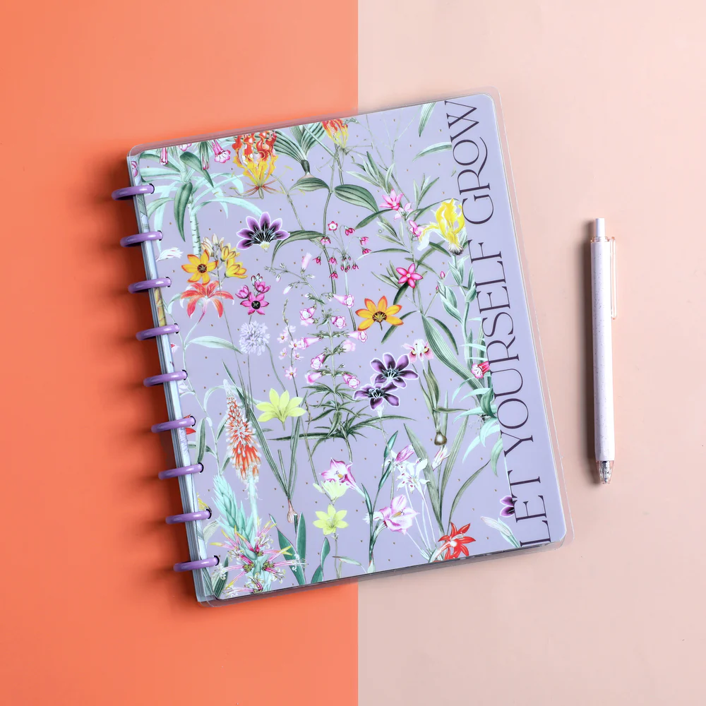 Spring Botanicals Bundle - Notebook + Accessories + Stickers 3 Spring Botanicals Bundle - Notebook + Accessories + Stickers