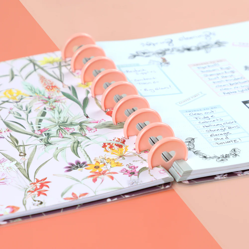 Spring Botanicals Bundle - Notebook + Accessories + Stickers 7 Spring Botanicals Bundle - Notebook + Accessories + Stickers