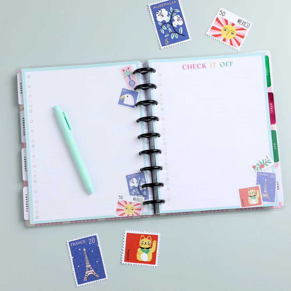 Happy Planner x Tània Garcia Bright Travels - Bullet List Classic Filler Paper - 40 Sheets 2 Happy Planner x Tània Garcia Bright Travels - Bullet List Classic Filler Paper - 40 Sheets