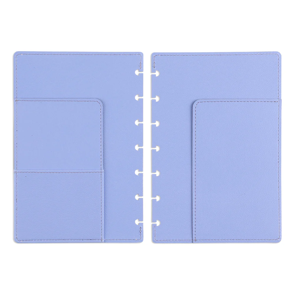 Periwinkle - DELUXE Snap-in Mini Planner Cover 4 Periwinkle - DELUXE Snap-in Mini Planner Cover