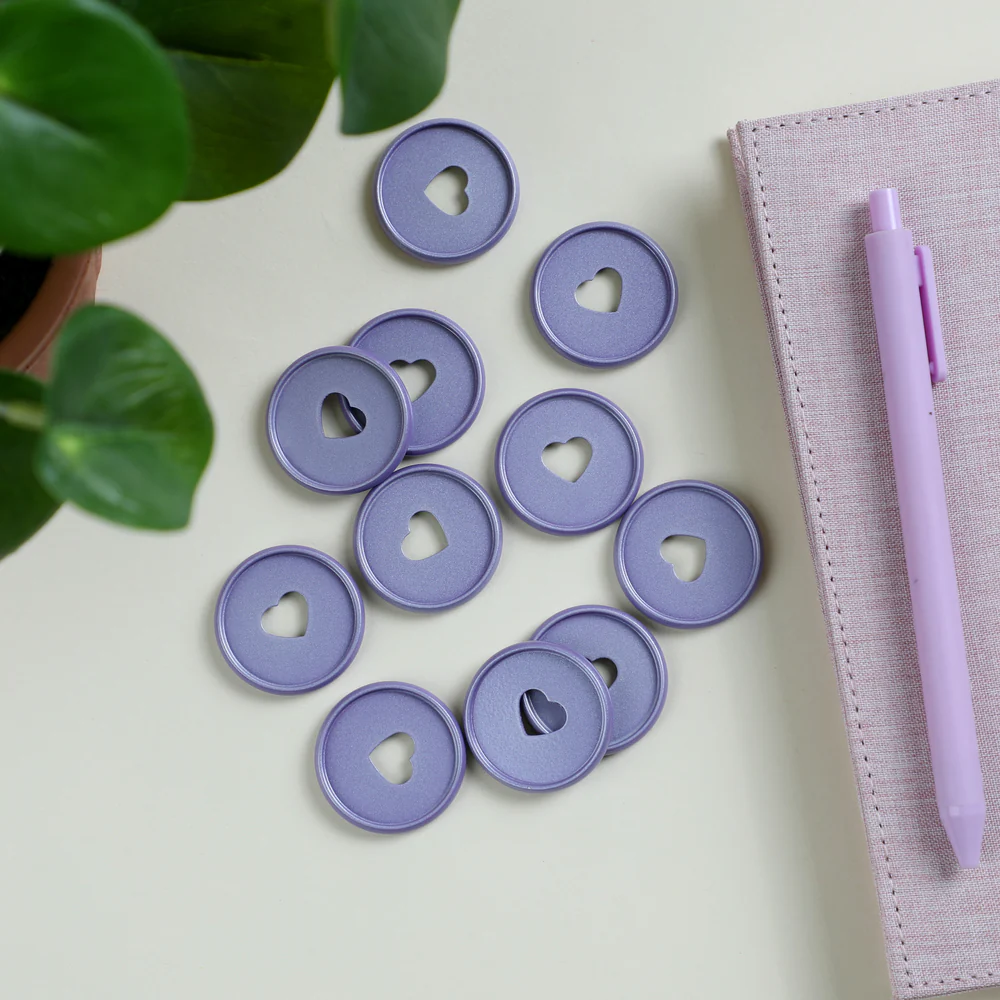 Pearl Powder Wisteria - Medium Metal Disc Set