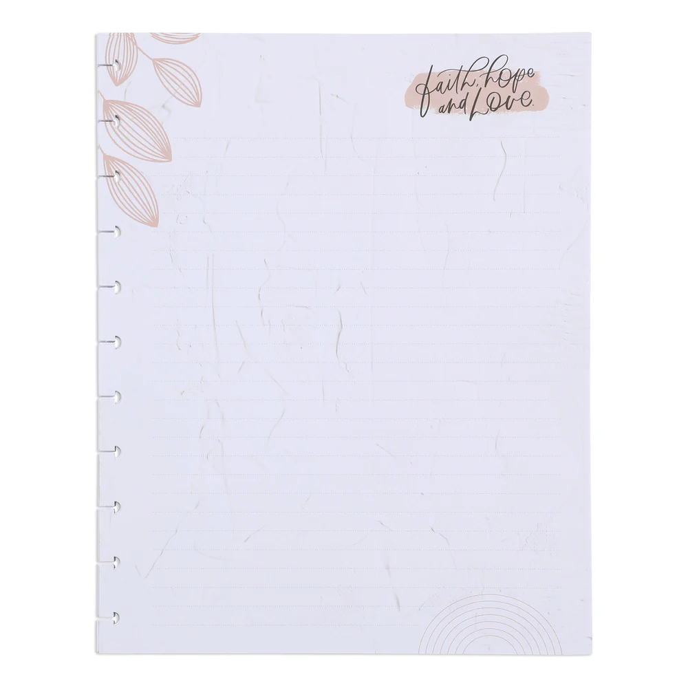 Faith Mood - Dotted Lined Big Filler Paper - 40 Sheets