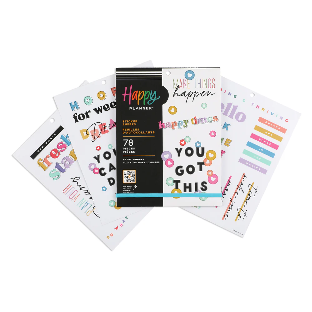 Happy Brights - Large Value Pack Stickers