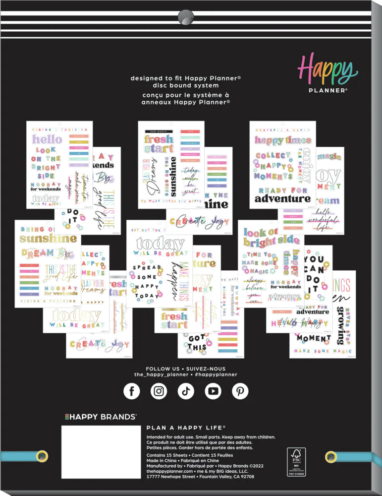 Happy Brights - Large Value Pack Stickers 5 Happy Brights - Large Value Pack Stickers