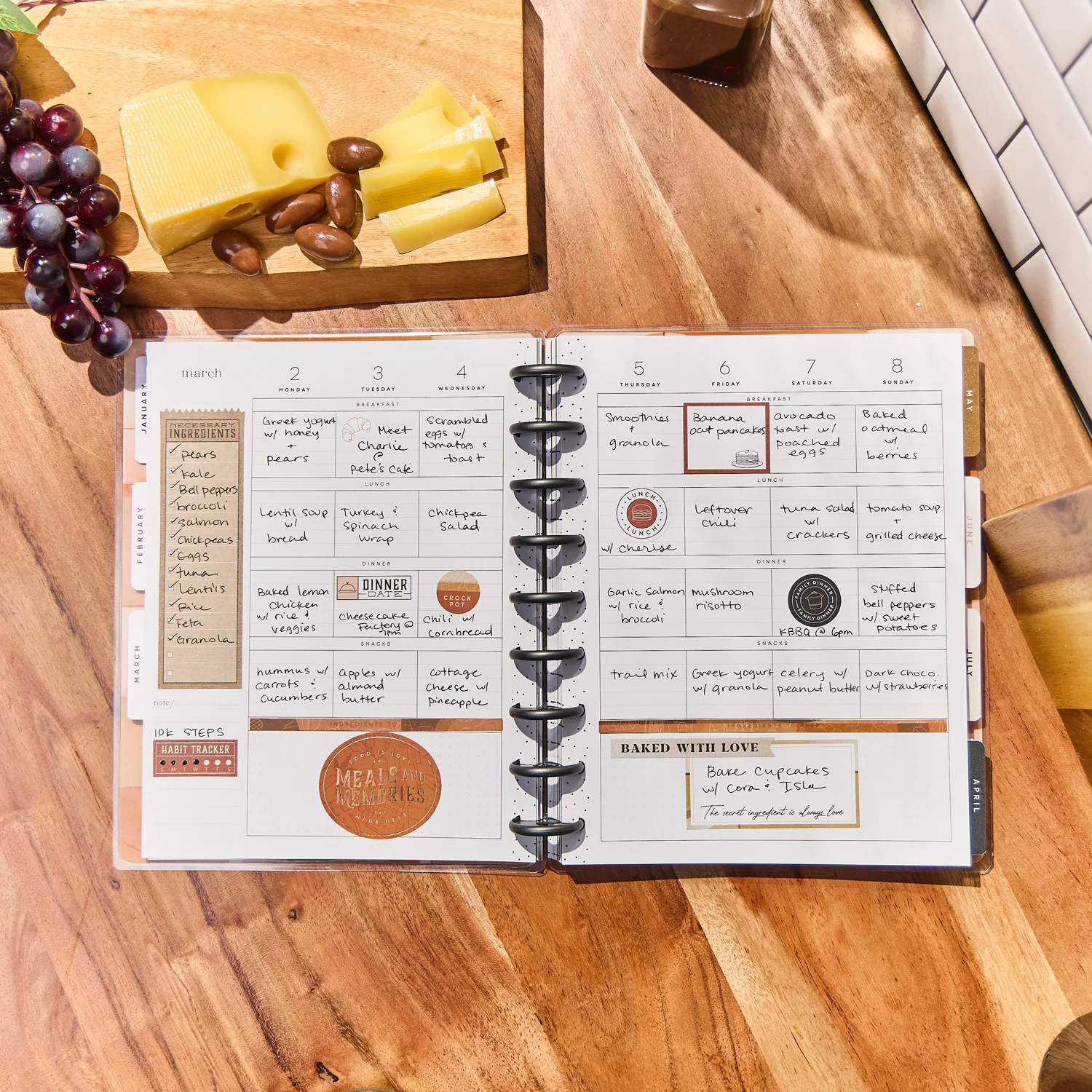 2026 Rustic Roots Customizable Meal Planner - Classic Meal Planning Layout - 12 Months 4 2026 Rustic Roots Customizable Meal Planner - Classic Meal Planning Layout - 12 Months
