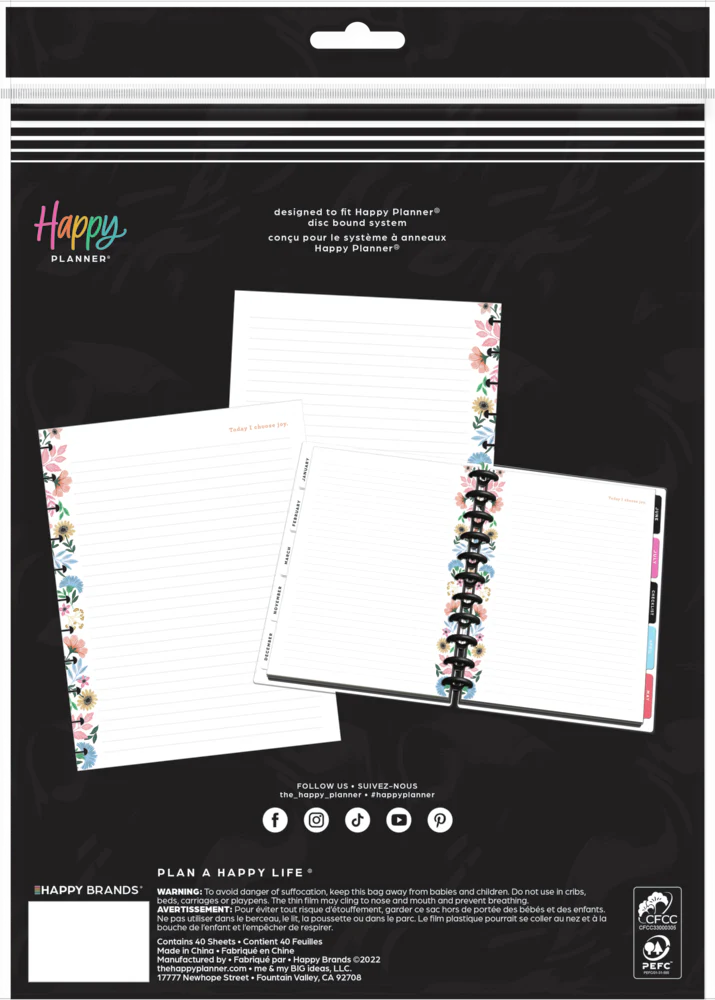 Seasonal Whimsy - Dotted Lined Big Filler Paper - 40 Sheets 5 Seasonal Whimsy - Dotted Lined Big Filler Paper - 40 Sheets