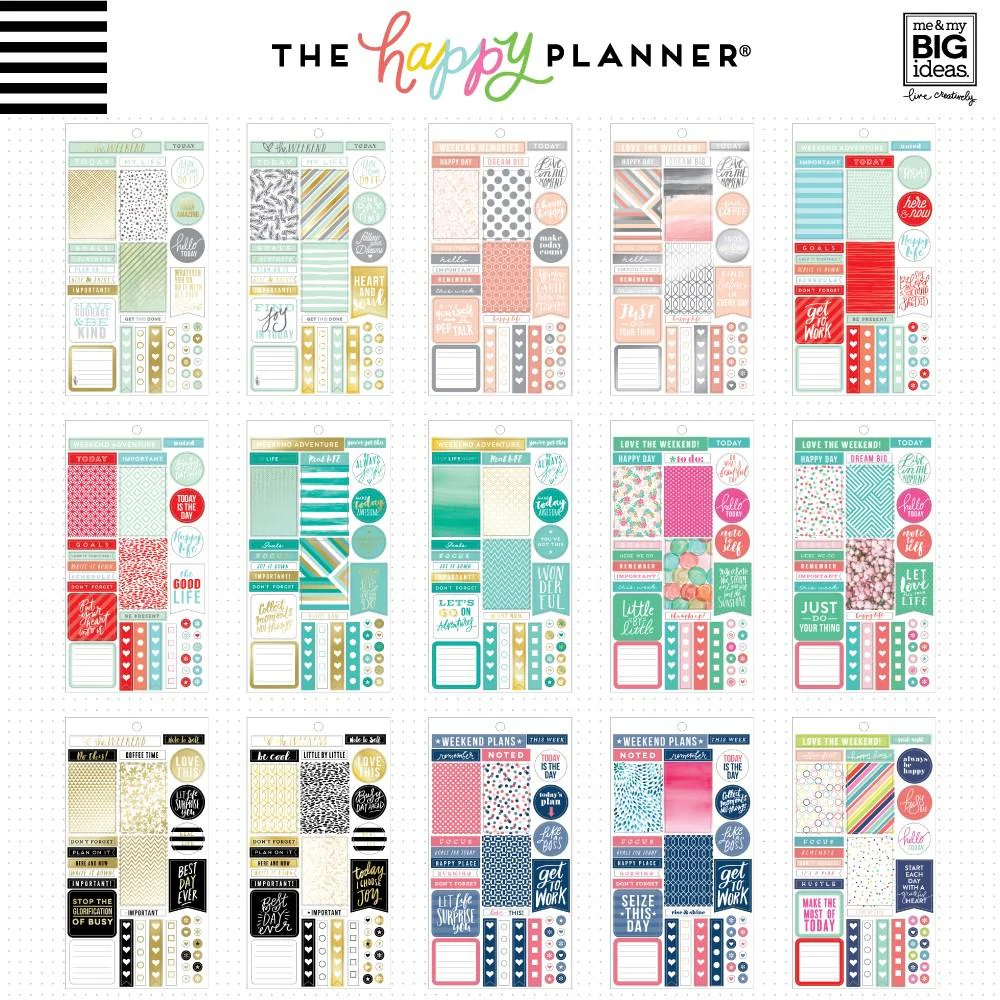 Value Pack Stickers - Color-Coordinated Sheets 4 Value Pack Stickers - Color-Coordinated Sheets