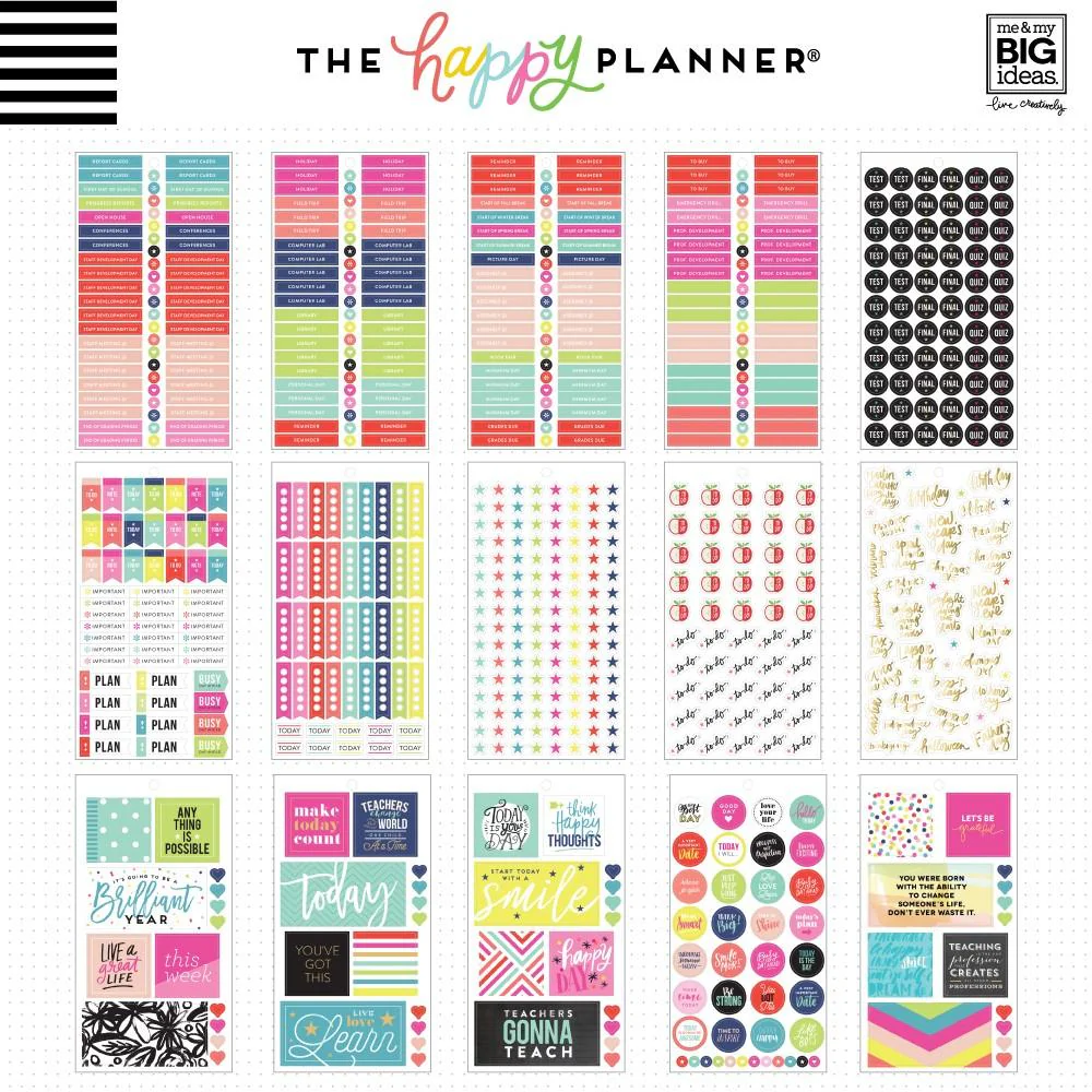 Value Pack Stickers - Teacher - BIG