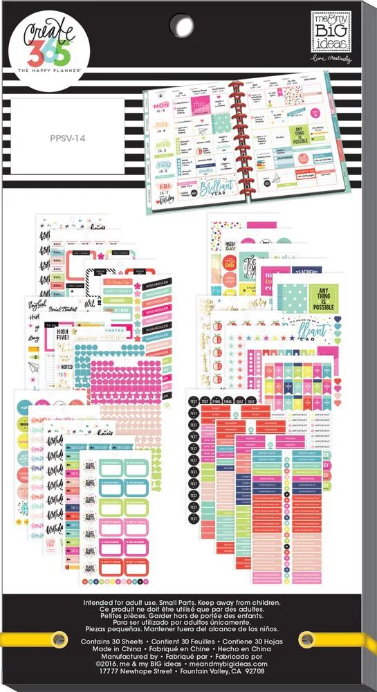 Value Pack Stickers - Teacher - BIG 4 Value Pack Stickers - Teacher - BIG