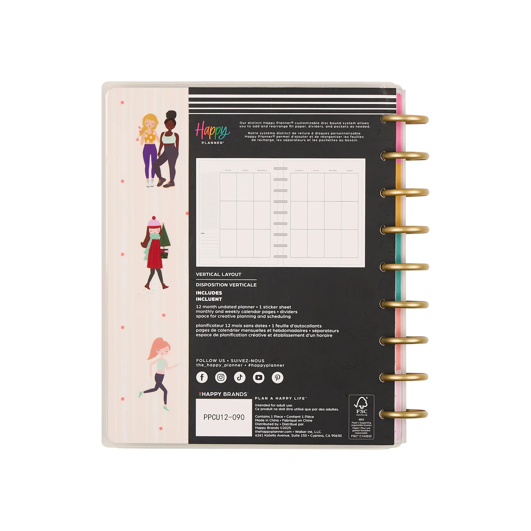 Undated OG Seasonal Squad Goals Customizable Planner - Classic Vertical Planner - 12 Months 23 Undated OG Seasonal Squad Goals Customizable Planner - Classic Vertical Planner - 12 Months