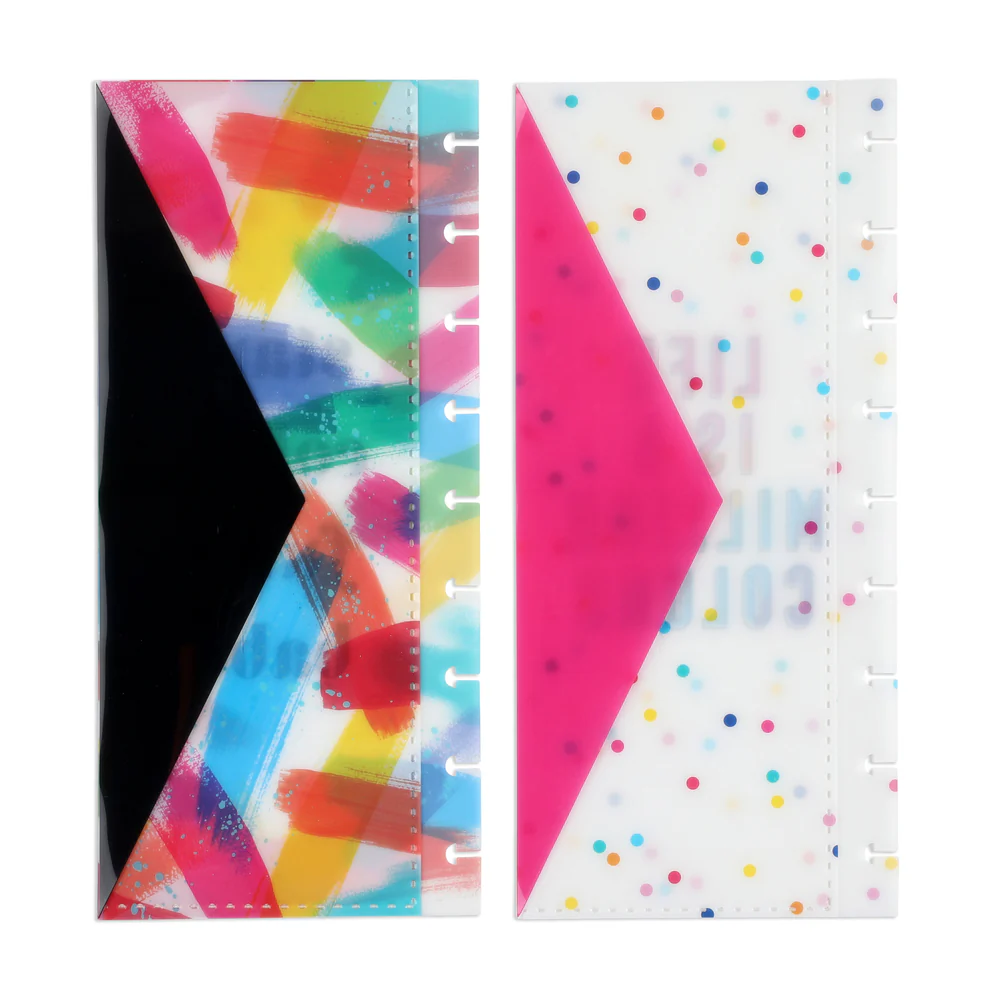 Rainbow Classic Snap In Planner Envelopes 2 Rainbow Classic Snap In Planner Envelopes