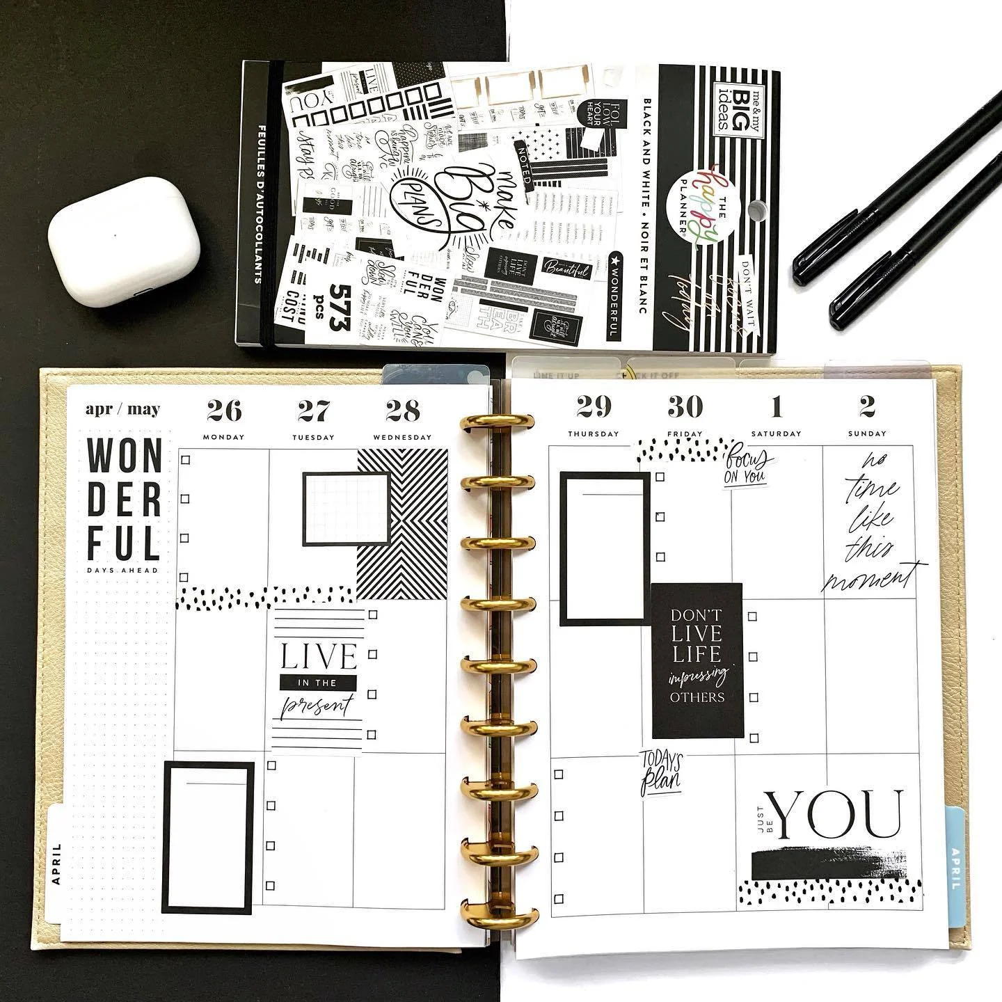 Value Pack Stickers - Black & White