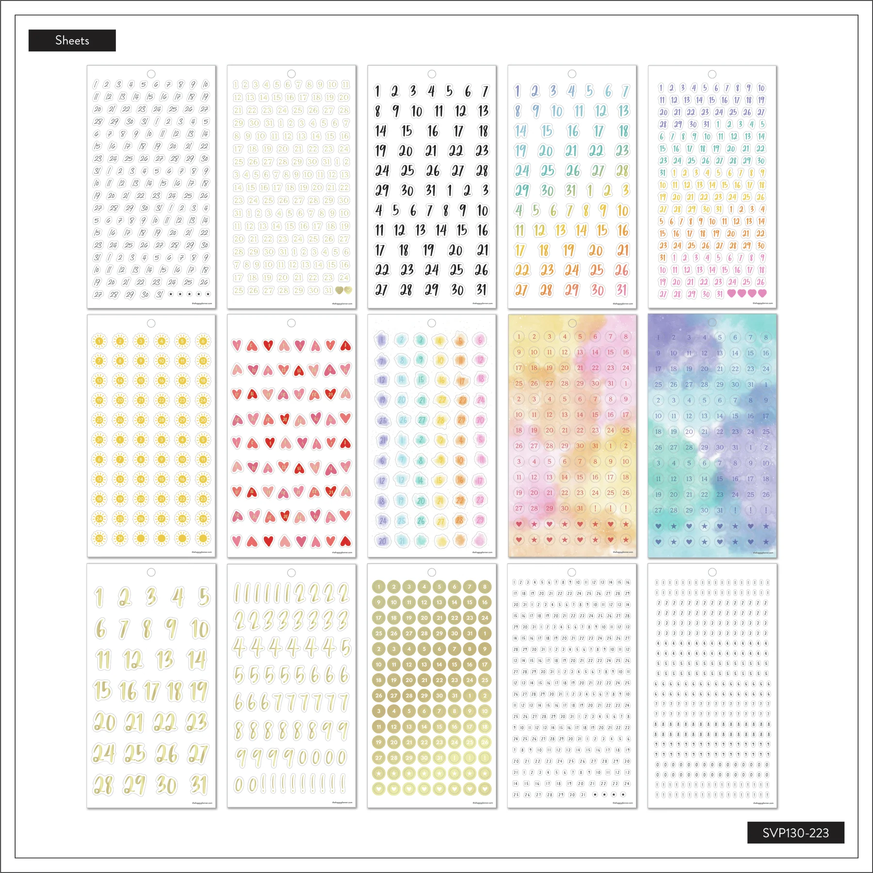 Value Pack Stickers - Essential Dates and Numbers 4 Value Pack Stickers - Essential Dates and Numbers