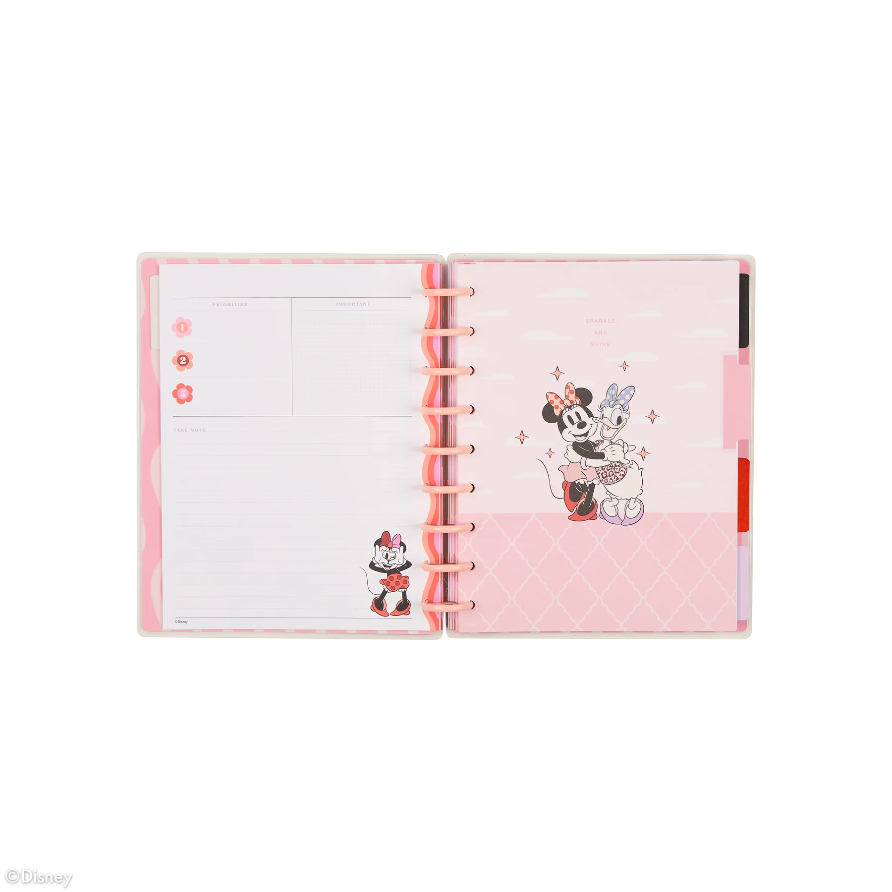 Undated Disney Minnie Mouse Bow Happy Customizable Planner - Classic Dashboard Layout - 12 Months 17 Undated Disney Minnie Mouse Bow Happy Customizable Planner - Classic Dashboard Layout - 12 Months