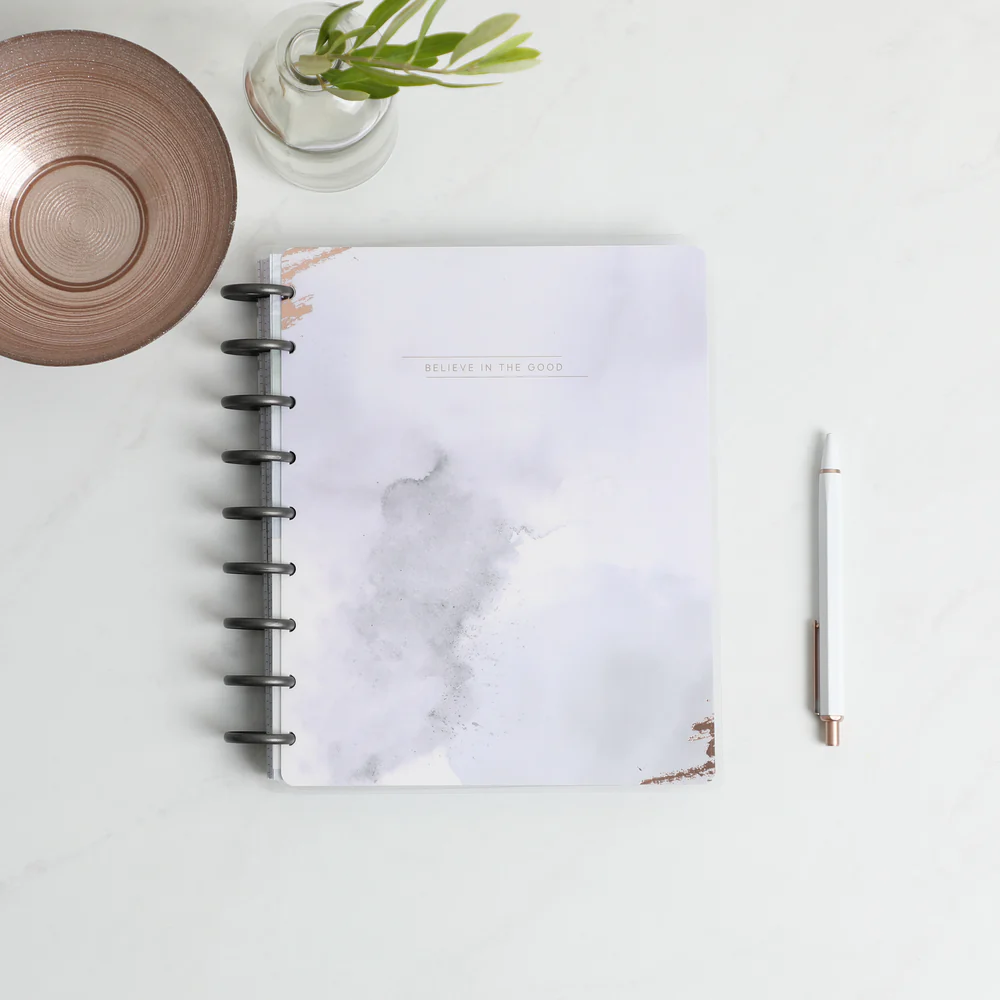Undated Soft Watercolor Happy Planner - Classic Horizontal Layout - 12 Months 4 Undated Soft Watercolor Happy Planner - Classic Horizontal Layout - 12 Months