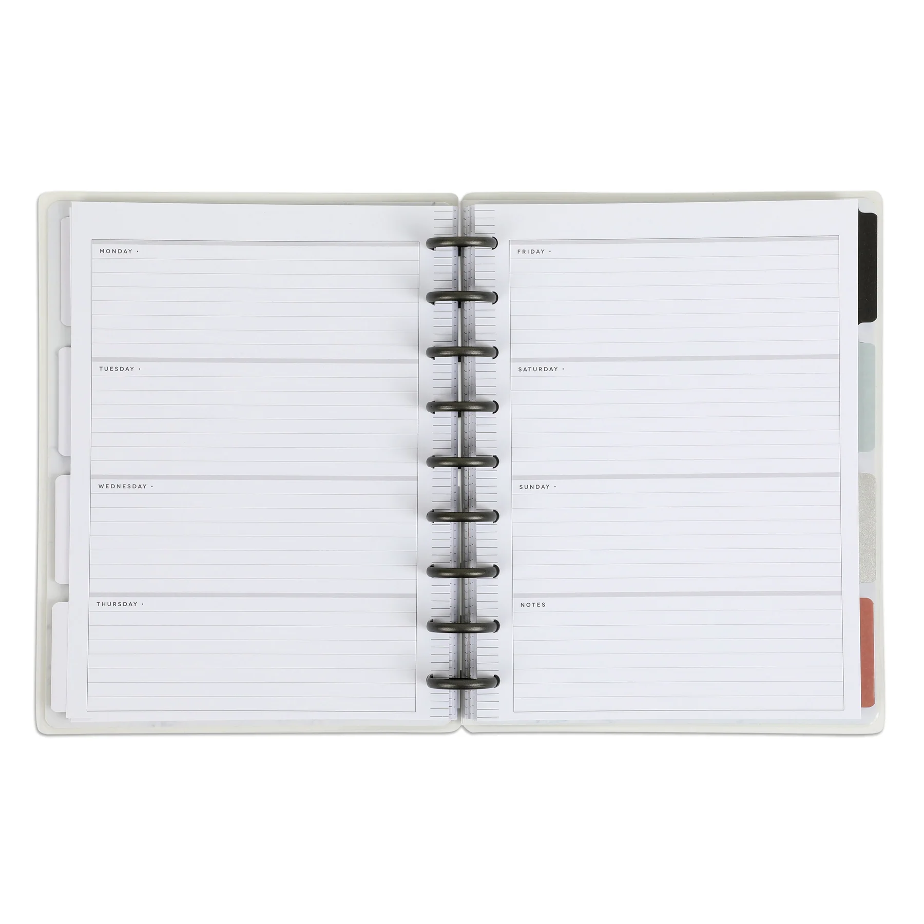 Undated Soft Watercolor Happy Planner - Classic Horizontal Layout - 12 Months 7 Undated Soft Watercolor Happy Planner - Classic Horizontal Layout - 12 Months