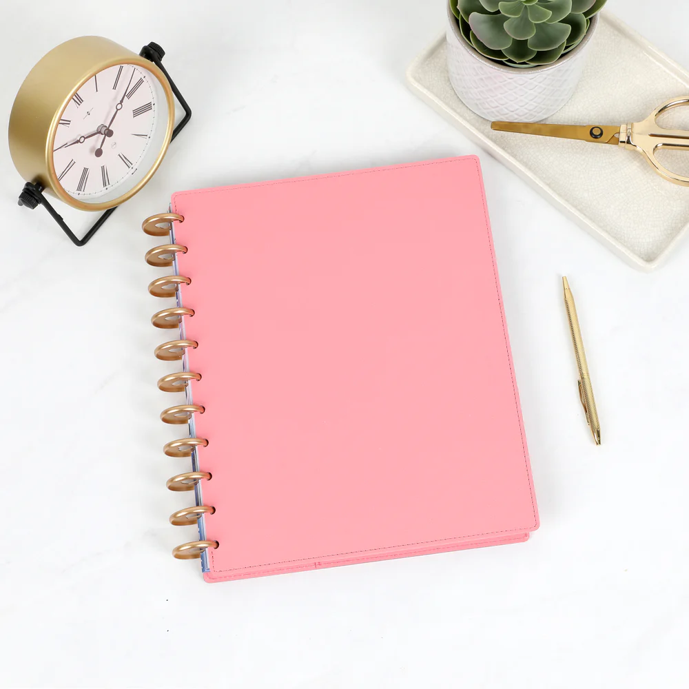 DELUXE Snap In Big Planner Cover - Bubblegum