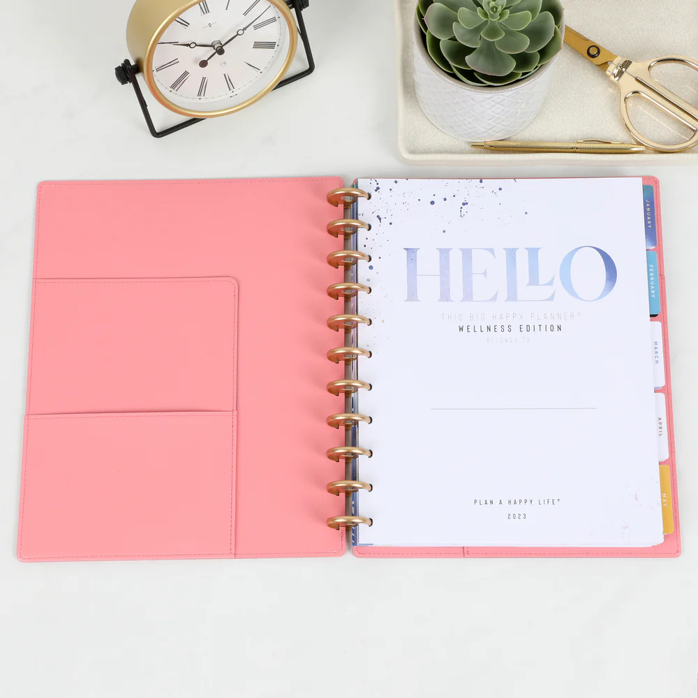 DELUXE Snap In Big Planner Cover - Bubblegum