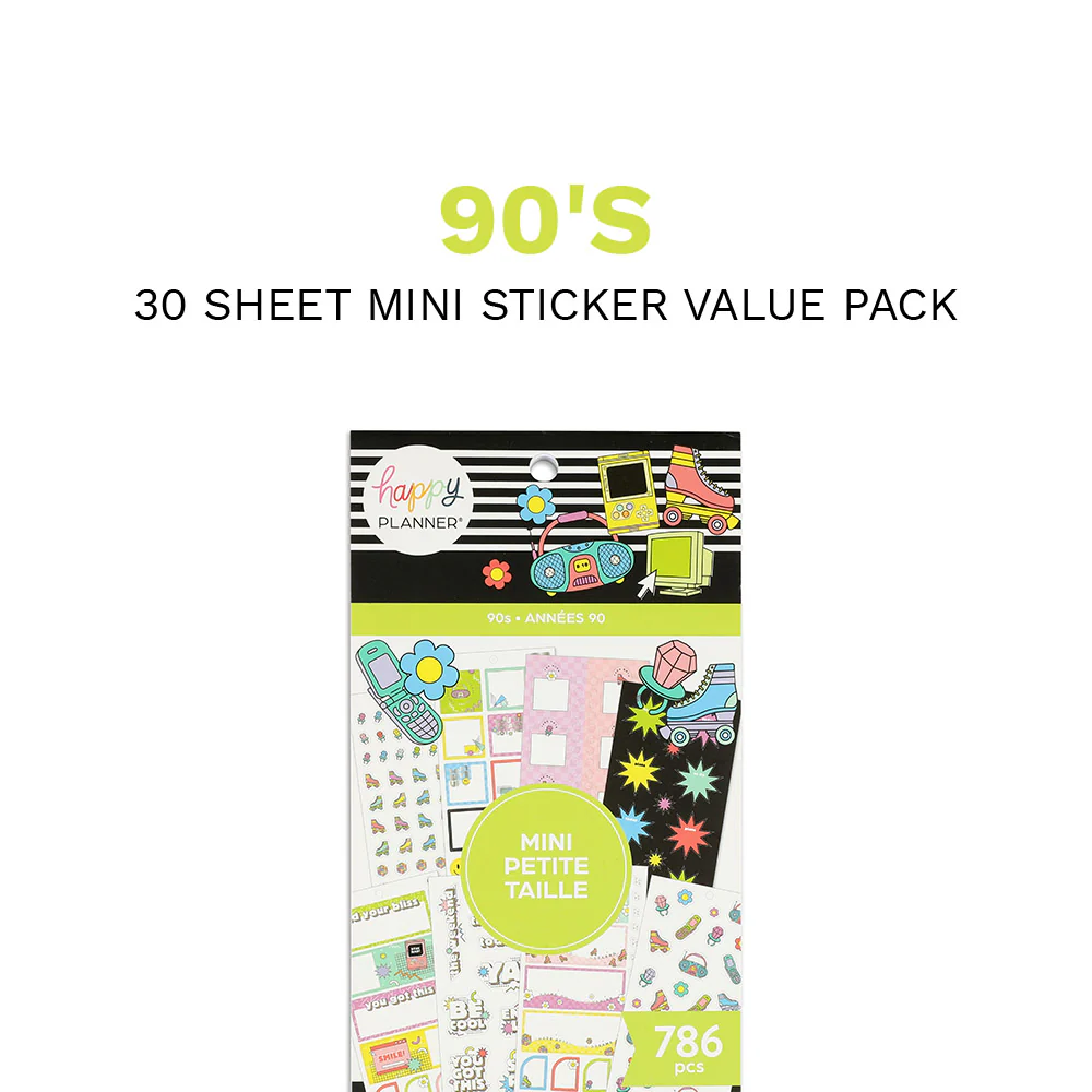 Value Pack Stickers - 90s - Mini 8 Value Pack Stickers - 90s - Mini