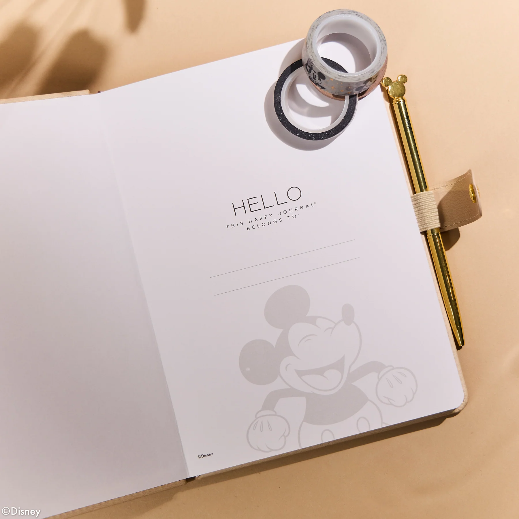 Premium Disney Mickey Mouse - Alabaster - Dot Grid Journal Gift Set 10 Premium Disney Mickey Mouse - Alabaster - Dot Grid Journal Gift Set