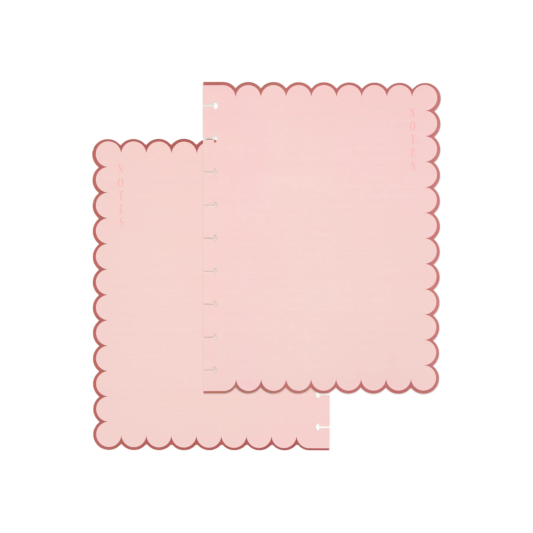 Café Coquette - Scalloped Edge Dotted Lined Classic Filler Paper - 40 Sheets 8 Café Coquette - Scalloped Edge Dotted Lined Classic Filler Paper - 40 Sheets