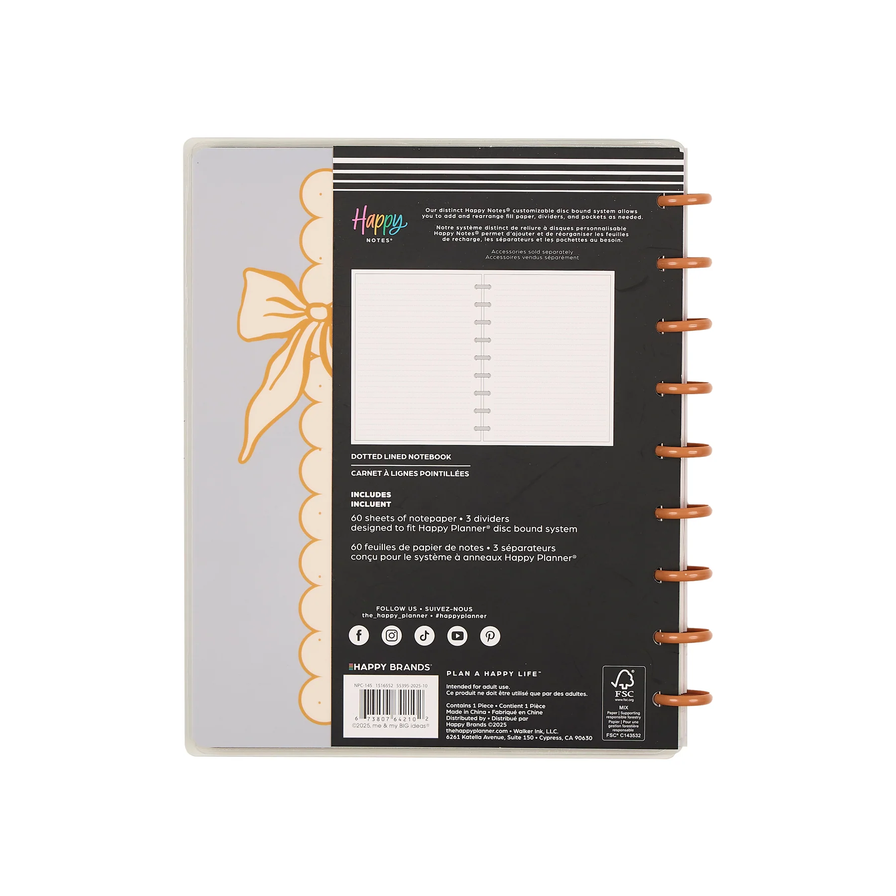 Café Coquette - Dotted Lined Classic Notebook - 60 Sheets 16 Café Coquette - Dotted Lined Classic Notebook - 60 Sheets