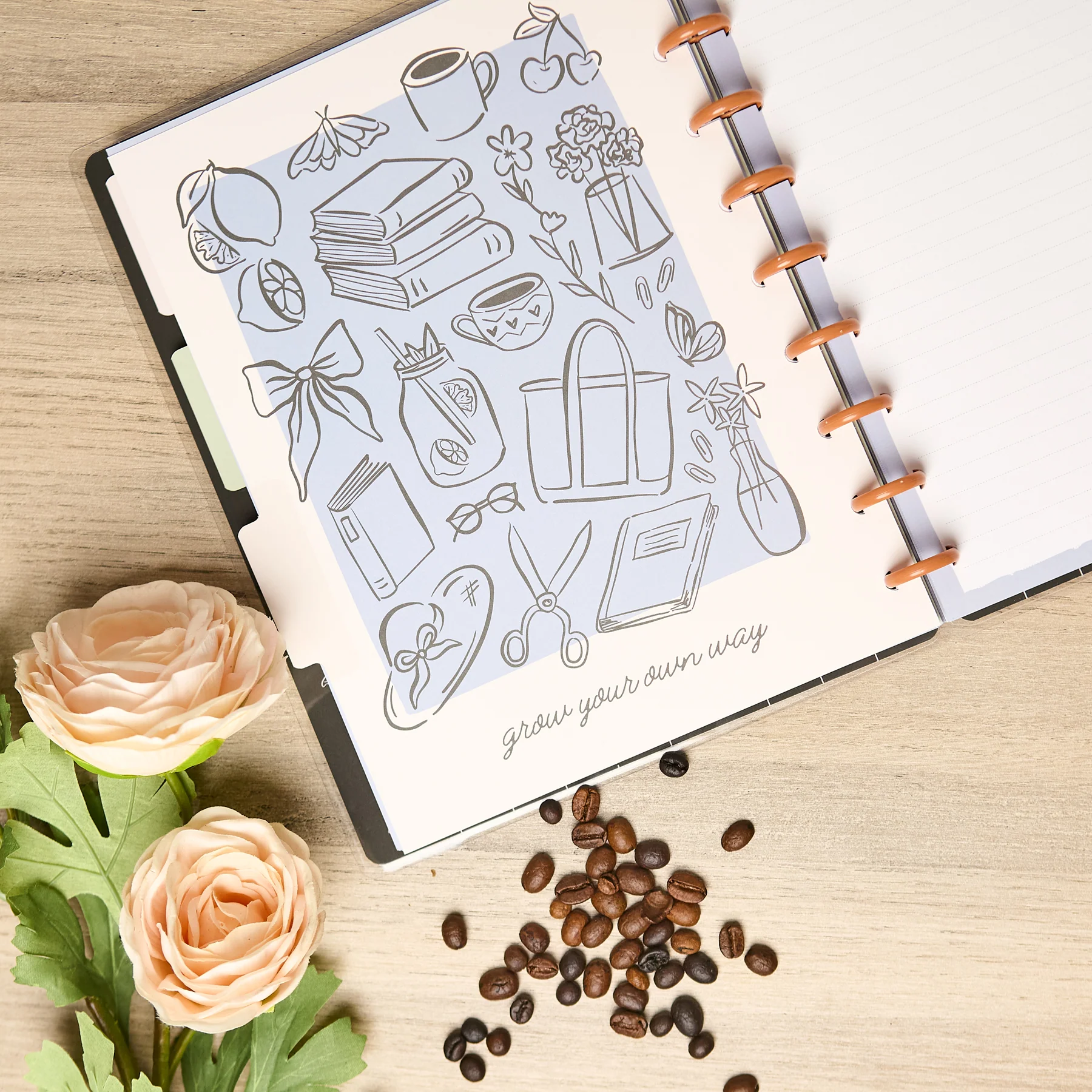 Café Coquette - Dotted Lined Classic Notebook - 60 Sheets 8 Café Coquette - Dotted Lined Classic Notebook - 60 Sheets