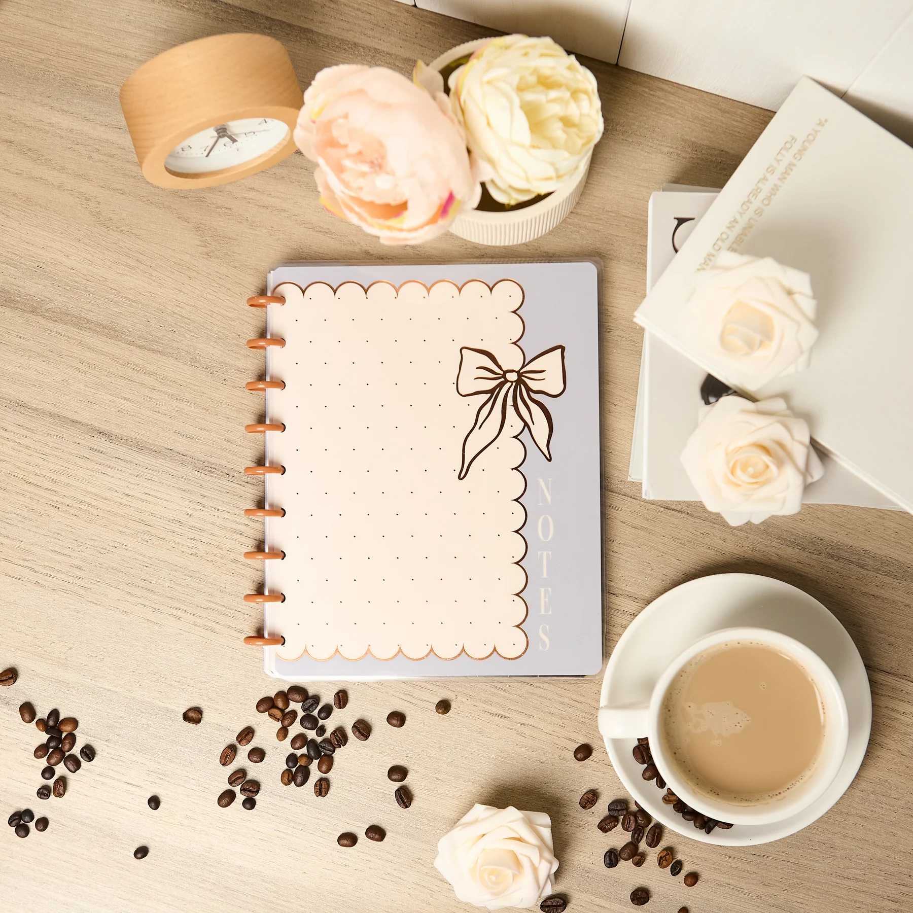 Café Coquette - Dotted Lined Classic Notebook - 60 Sheets 9 Café Coquette - Dotted Lined Classic Notebook - 60 Sheets