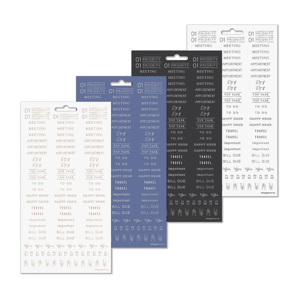 Work + Life Onyx - 8 Sticker Sheets 7 Work + Life Onyx - 8 Sticker Sheets