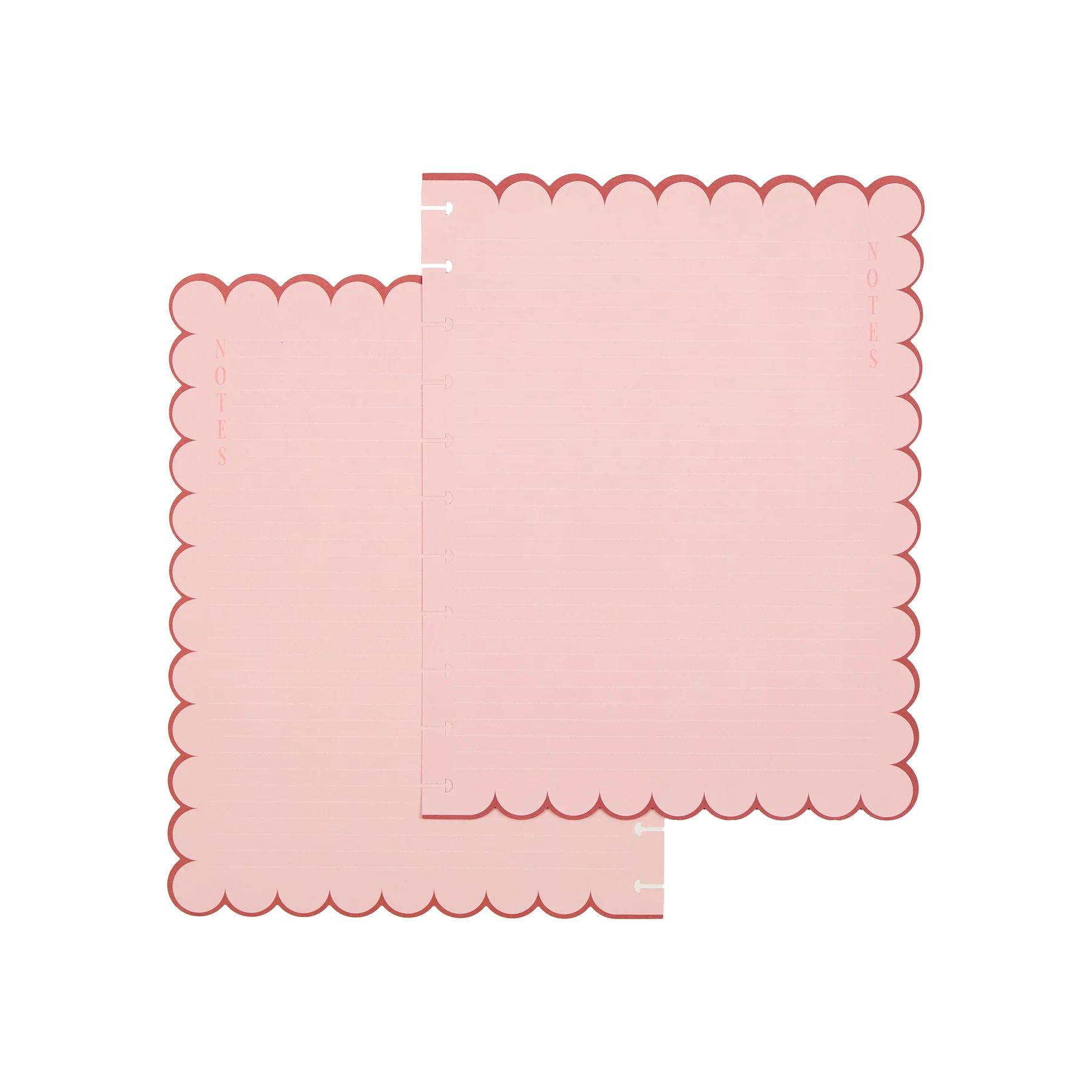 Café Coquette - Scalloped Edge Dotted Lined Big Filler Paper - 40 Sheets 8 Café Coquette - Scalloped Edge Dotted Lined Big Filler Paper - 40 Sheets