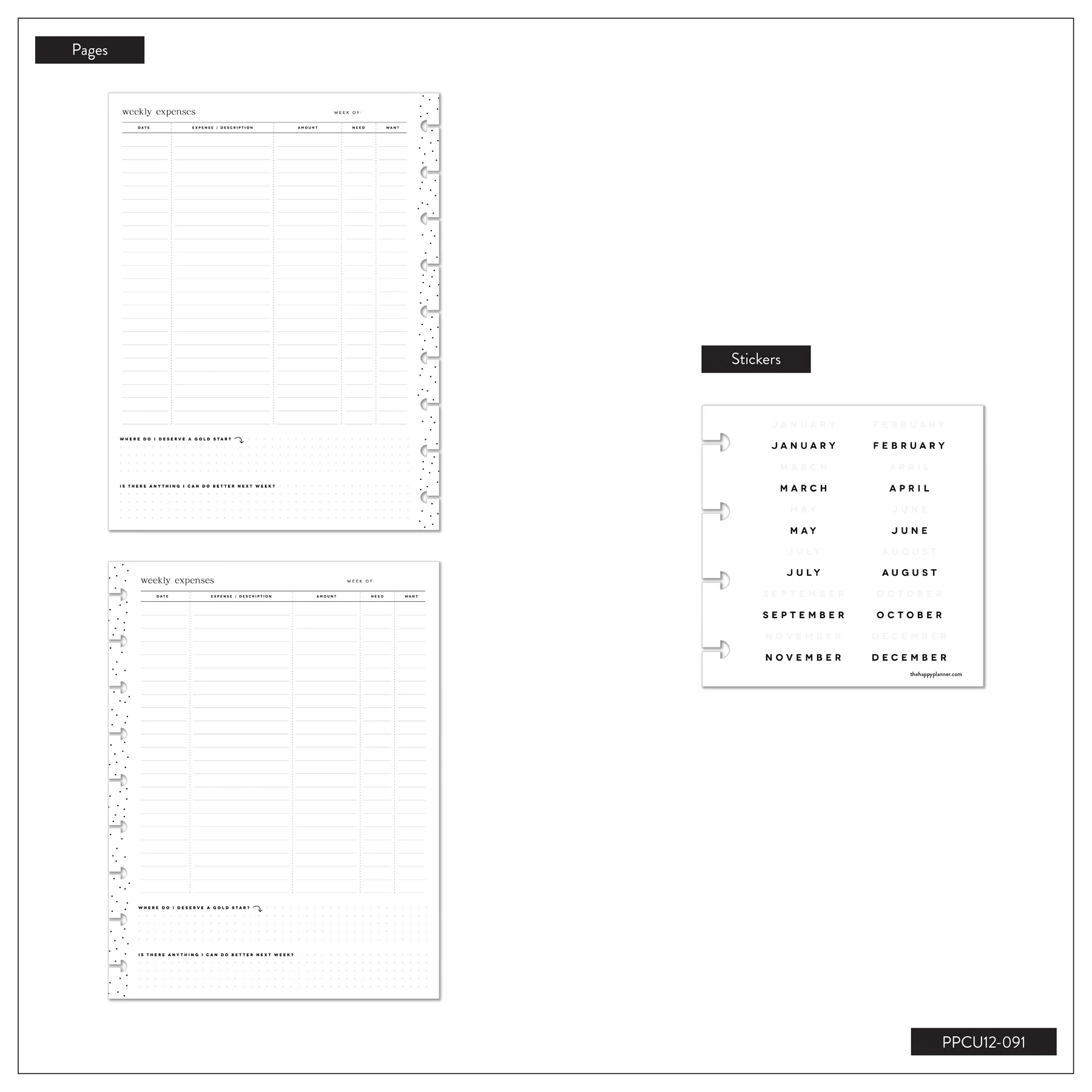 Undated Savvy Budgeter Customizable Budget Planner - Classic Budget Layout - 12 Months 22 Undated Savvy Budgeter Customizable Budget Planner - Classic Budget Layout - 12 Months