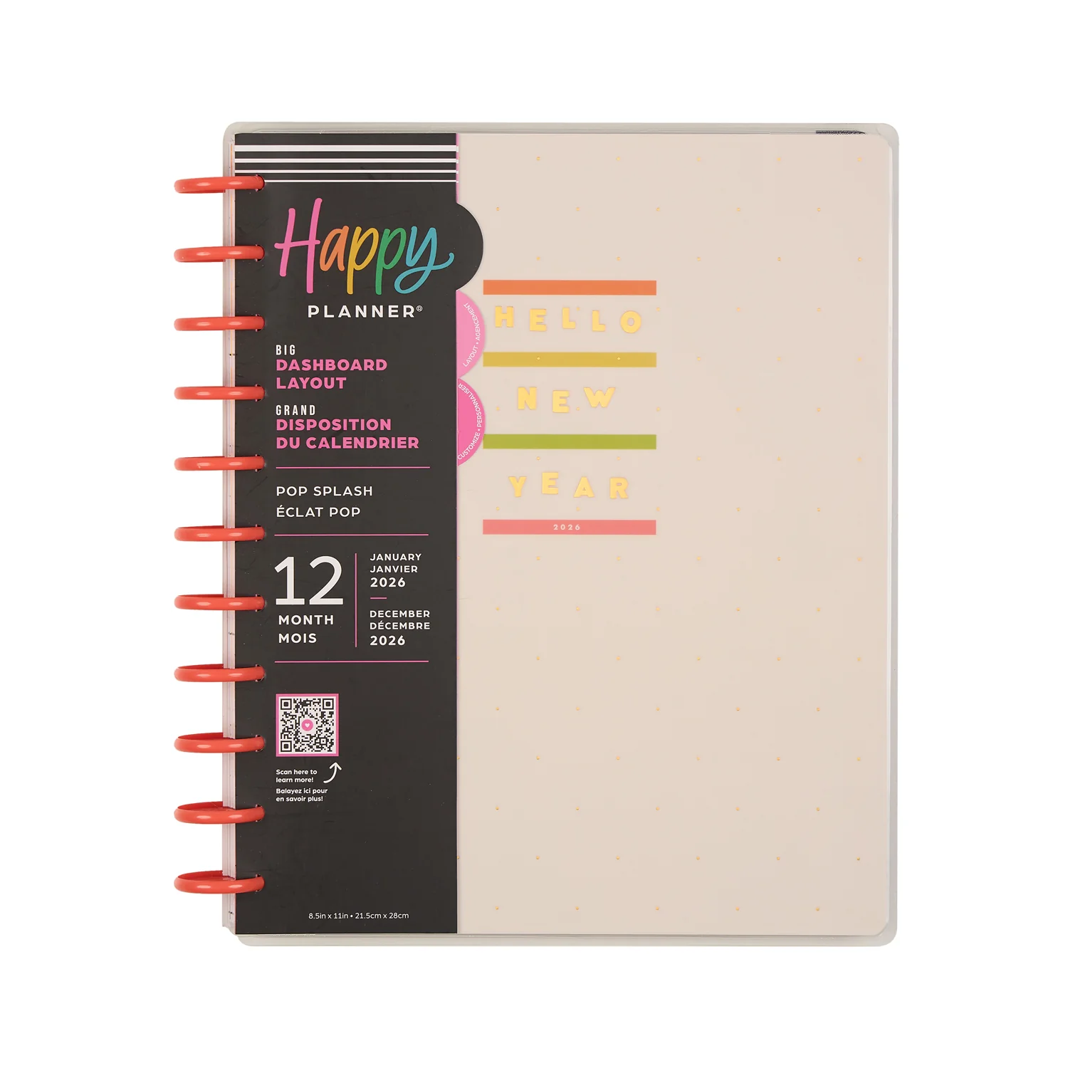 2026 Pop Splash Customizable Planner - Big Dashboard Layout - 12 Months 21 2026 Pop Splash Customizable Planner - Big Dashboard Layout - 12 Months