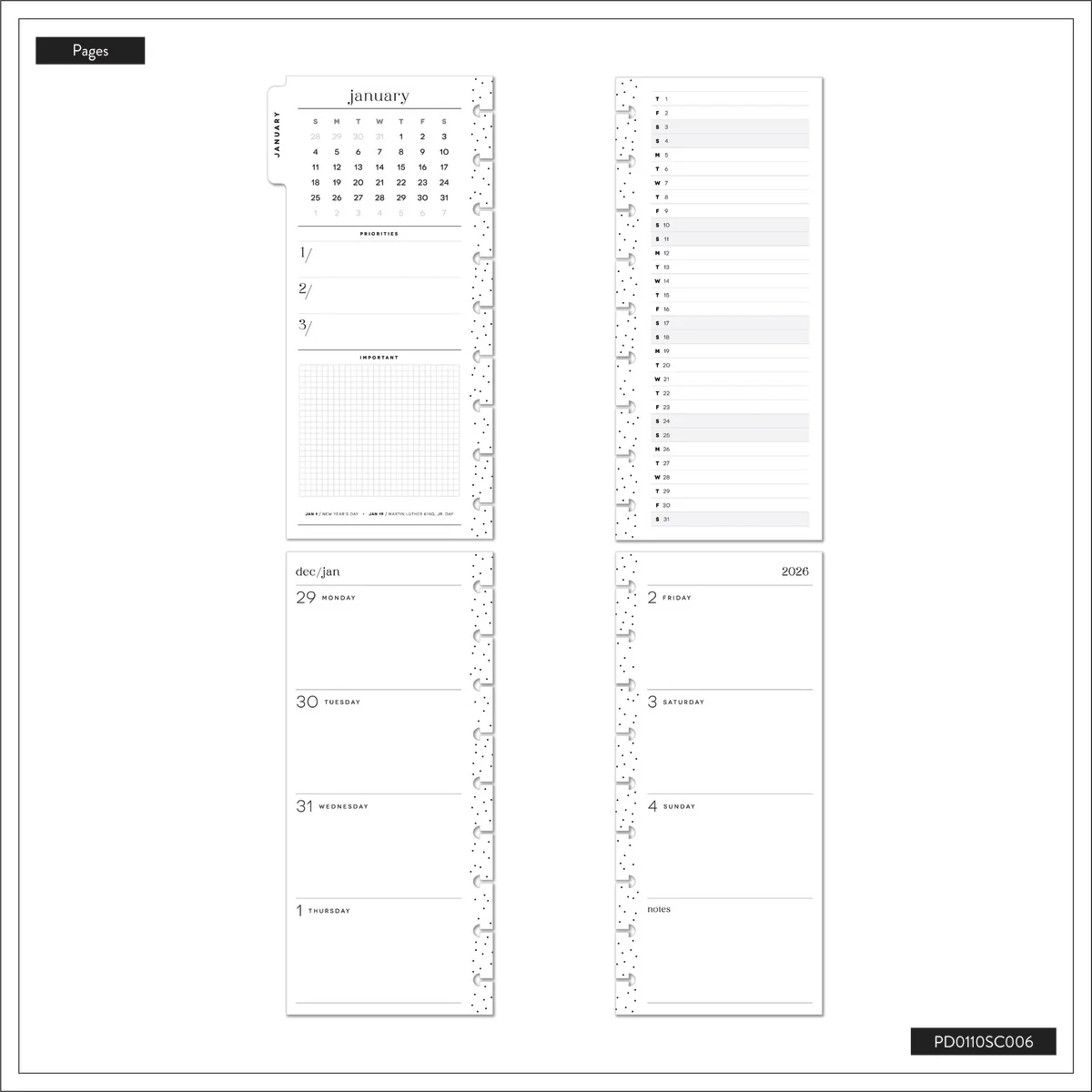 2026 Watercolor Grace Customizable Faith Planner - Skinny Classic Horizontal Layout - 12 Months 17 2026 Watercolor Grace Customizable Faith Planner - Skinny Classic Horizontal Layout - 12 Months