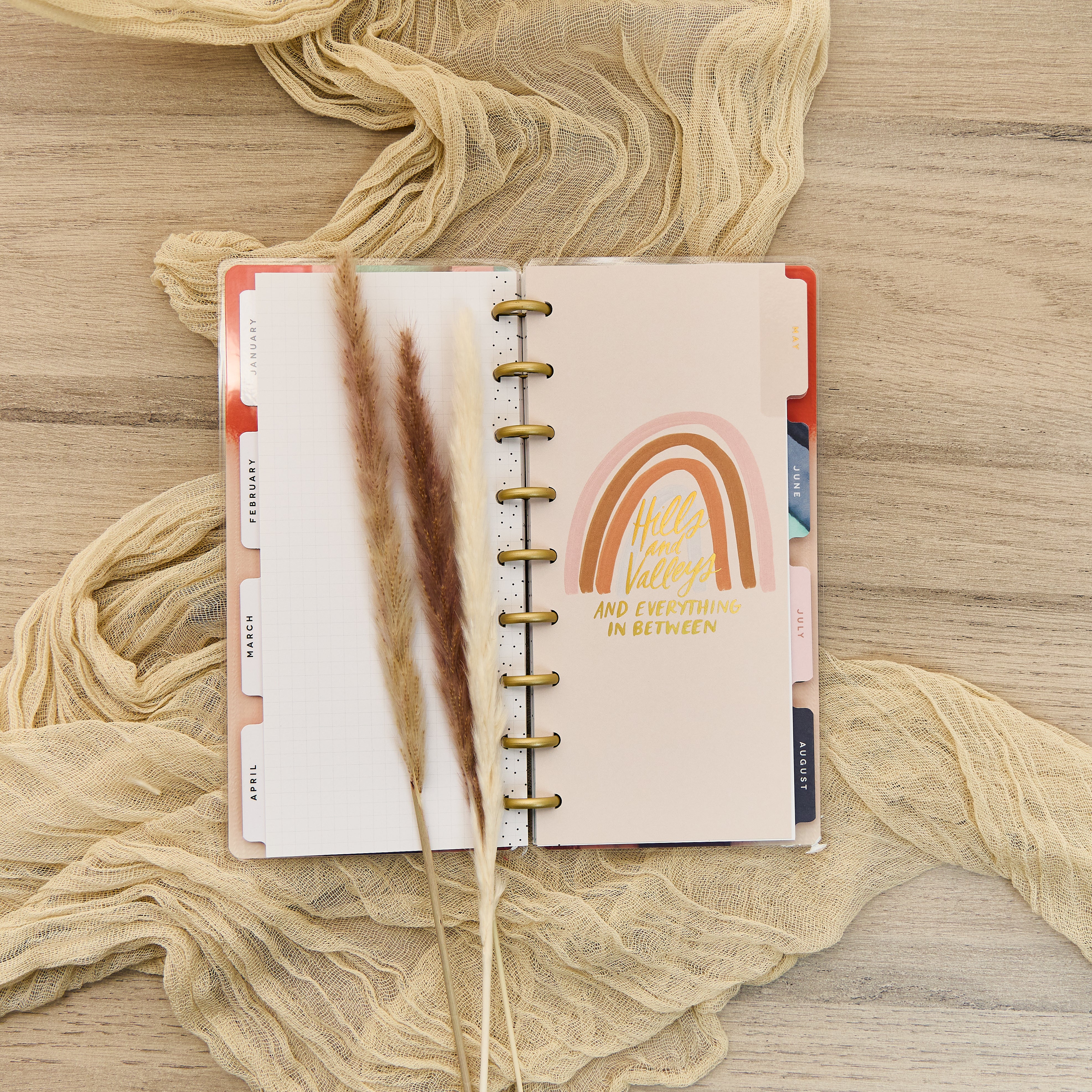 2026 Watercolor Grace Customizable Faith Planner - Skinny Classic Horizontal Layout - 12 Months 8 2026 Watercolor Grace Customizable Faith Planner - Skinny Classic Horizontal Layout - 12 Months