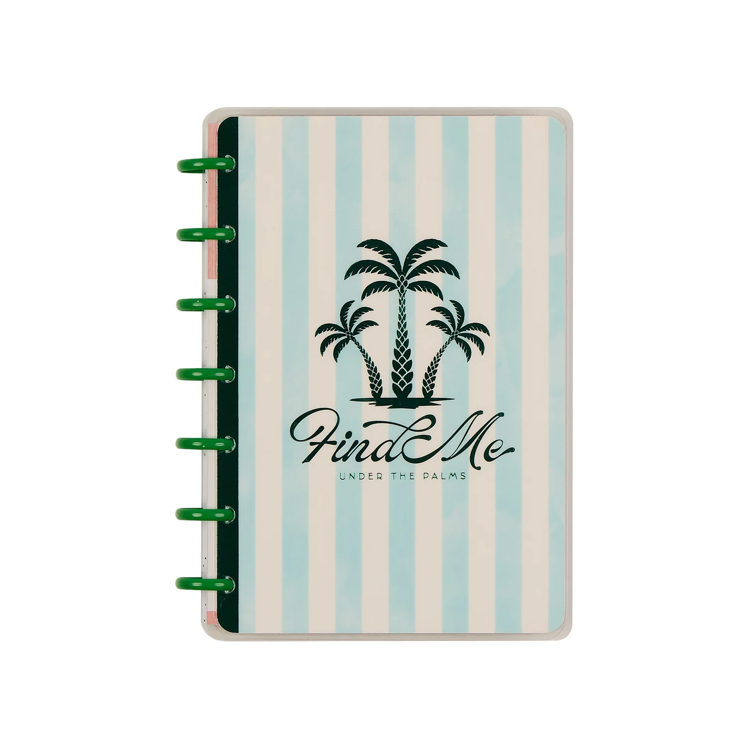 Undated Palm Beach Customizable Planner - Mini Checklist Layout - 12 Months