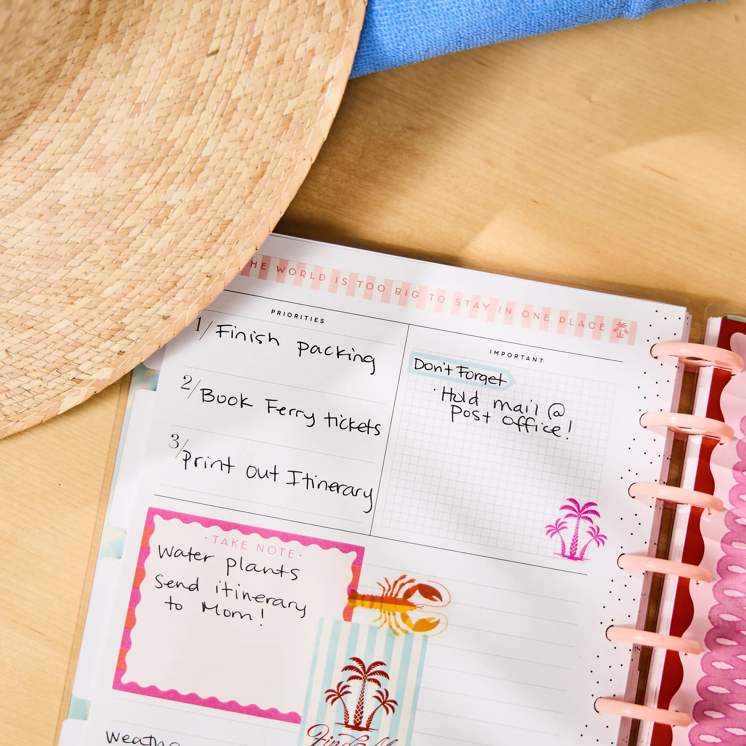 Undated Palm Beach Customizable Planner - Classic Checklist Layout - 12 Months 4 Undated Palm Beach Customizable Planner - Classic Checklist Layout - 12 Months
