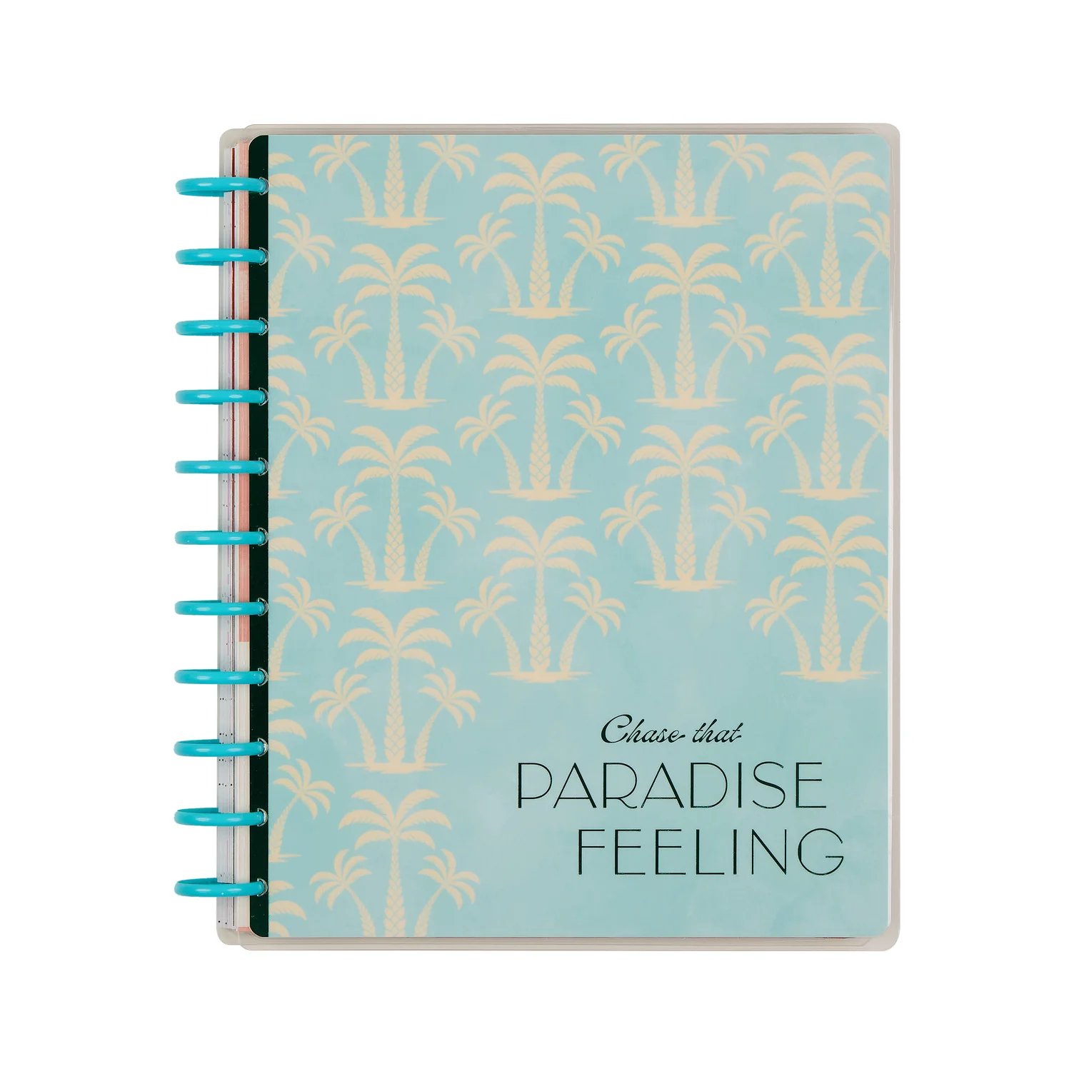 Undated Palm Beach Customizable Planner - Big Horizontal Layout - 12 Months