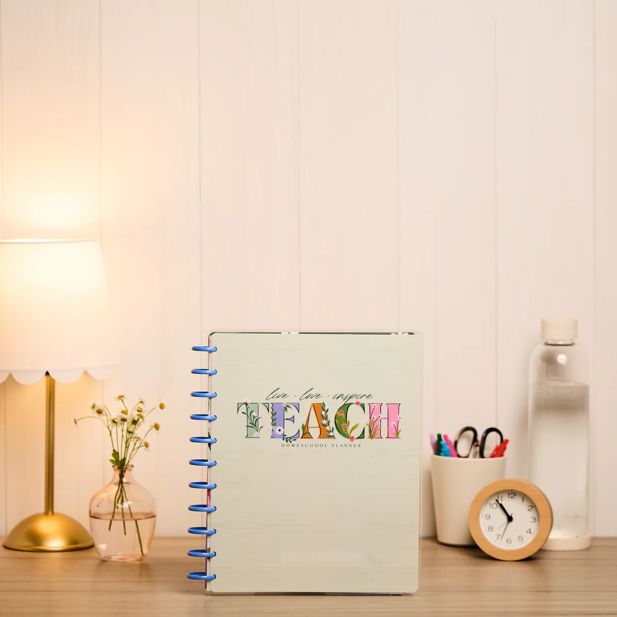 2025–2026 Homeschool Heart Customizable Planner - Big Homeschool Layout - 12 Months
