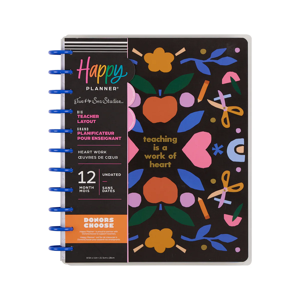 Undated Heart Work Customizable Teacher Planner - Big Teacher Layout - 12 Months 17 Undated Heart Work Customizable Teacher Planner - Big Teacher Layout - 12 Months