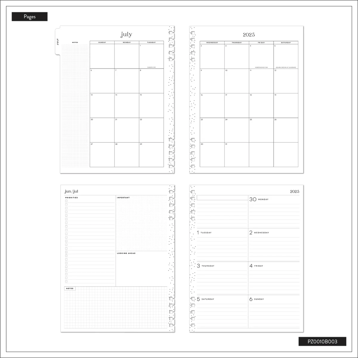 2025–2026 Soft Pop Customizable Spiral Planner - Big Dashboard Layout - 12 Months 14 2025–2026 Soft Pop Customizable Spiral Planner - Big Dashboard Layout - 12 Months