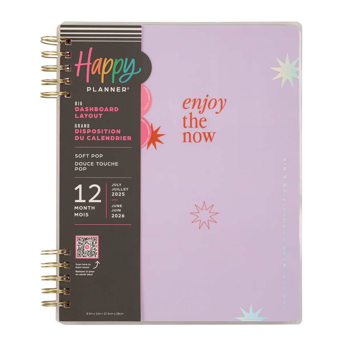 2025–2026 Soft Pop Customizable Spiral Planner - Big Dashboard Layout - 12 Months 15 2025–2026 Soft Pop Customizable Spiral Planner - Big Dashboard Layout - 12 Months