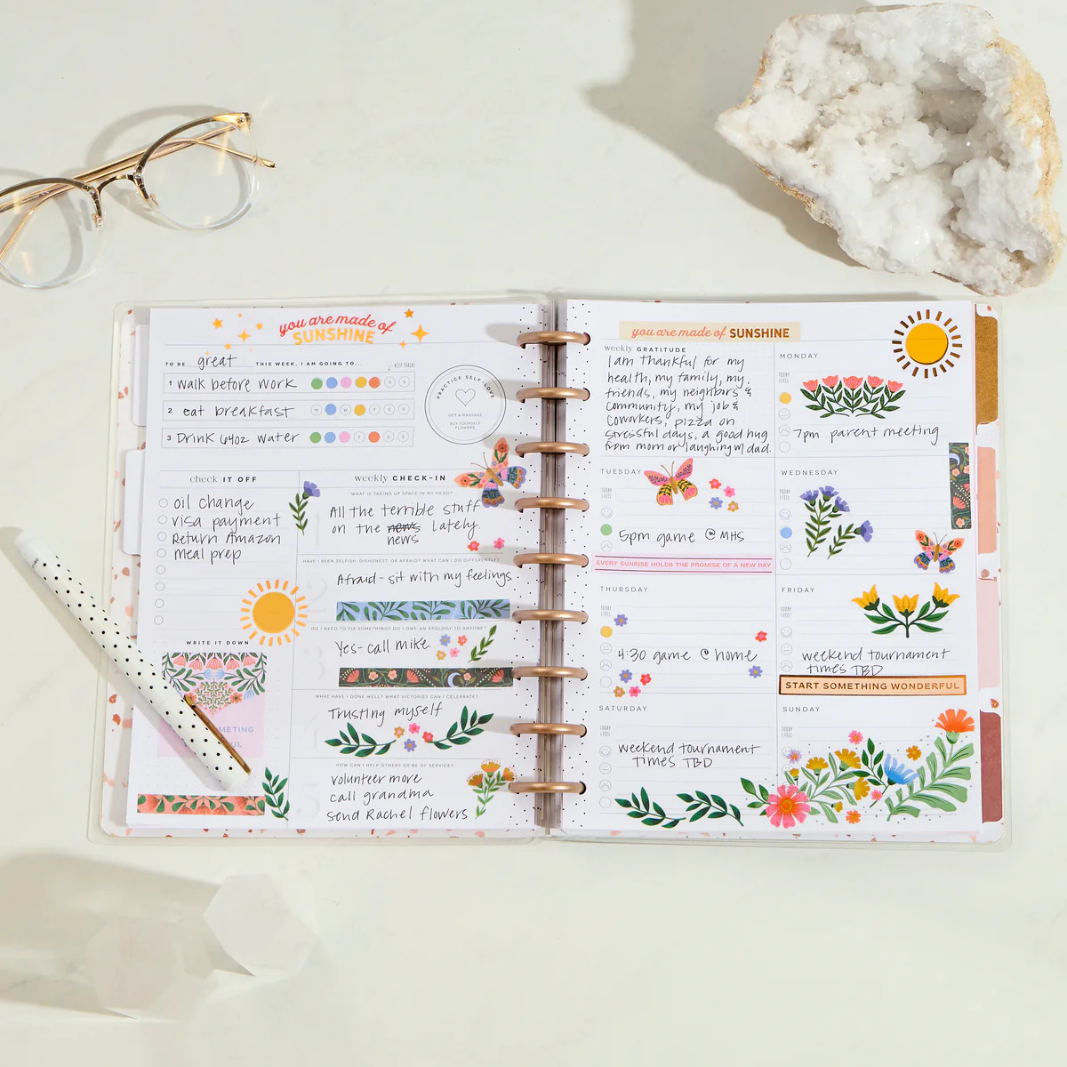 Undated Sand & Stone Customizable Recovery Planner - Classic Recovery Layout - 12 Months 4 Undated Sand & Stone Customizable Recovery Planner - Classic Recovery Layout - 12 Months