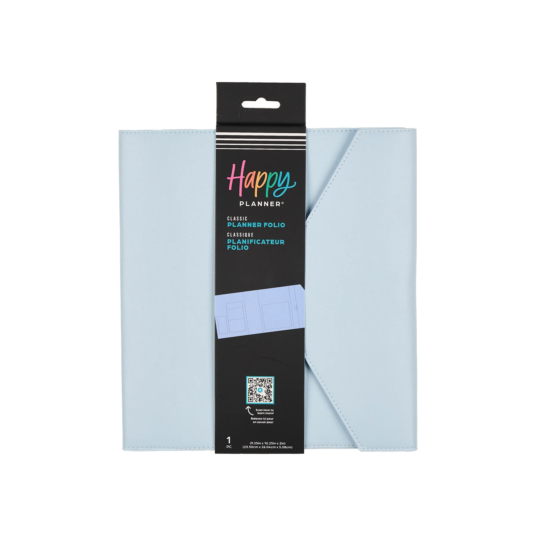Cornflower Vegan Leather - Deluxe Classic Planner Folio 10 Cornflower Vegan Leather - Deluxe Classic Planner Folio