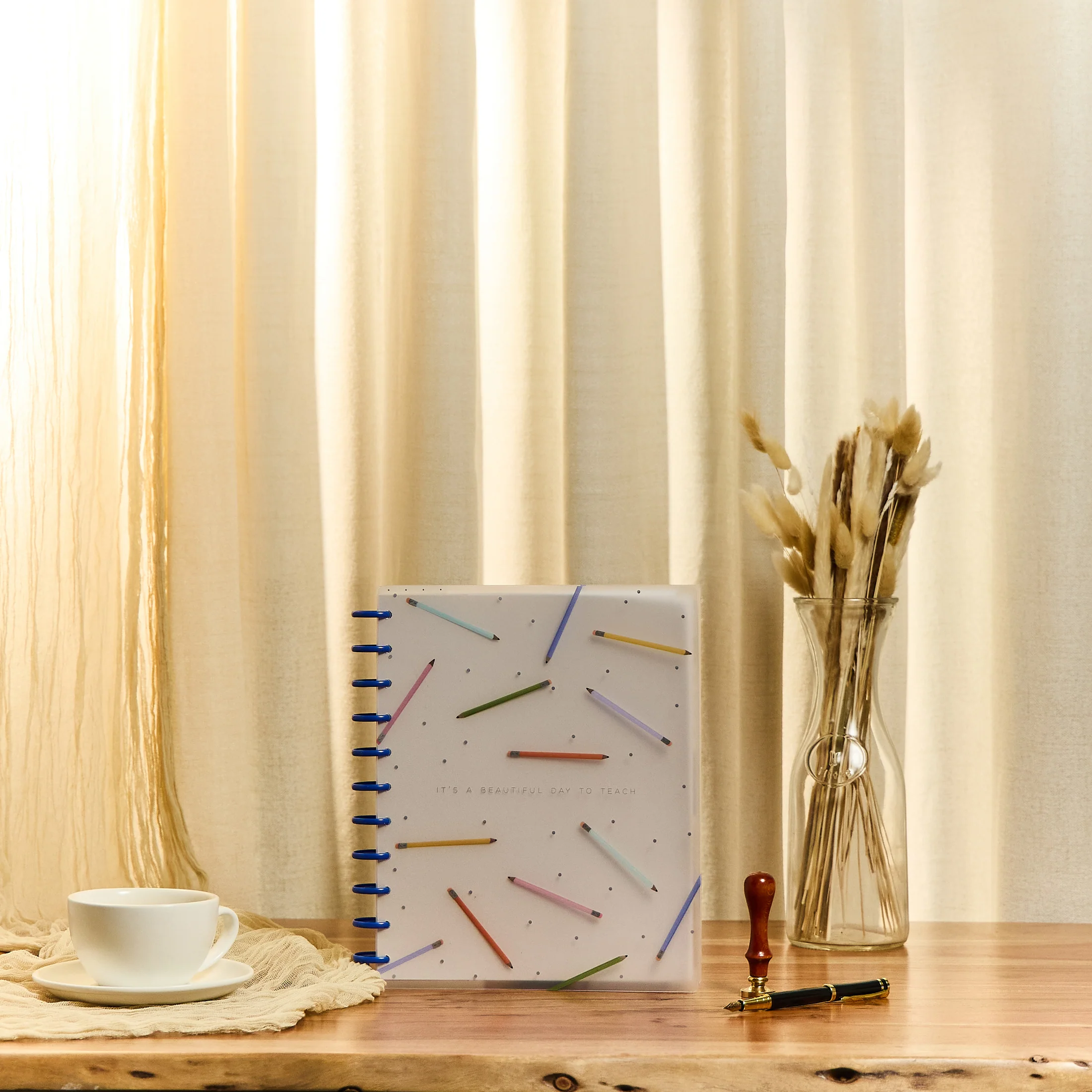 2026 Teacher Notes Customizable Teacher Planner - Big Teacher Layout - 15 Months