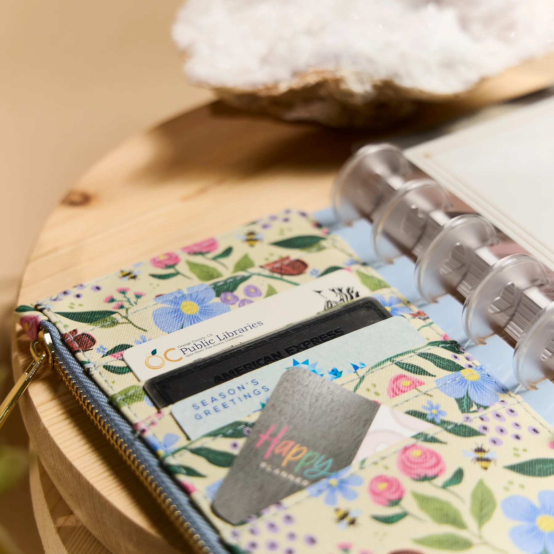 Buzzy Garden - Snap In Classic Card Holder Wallet 10 Buzzy Garden - Snap In Classic Card Holder Wallet