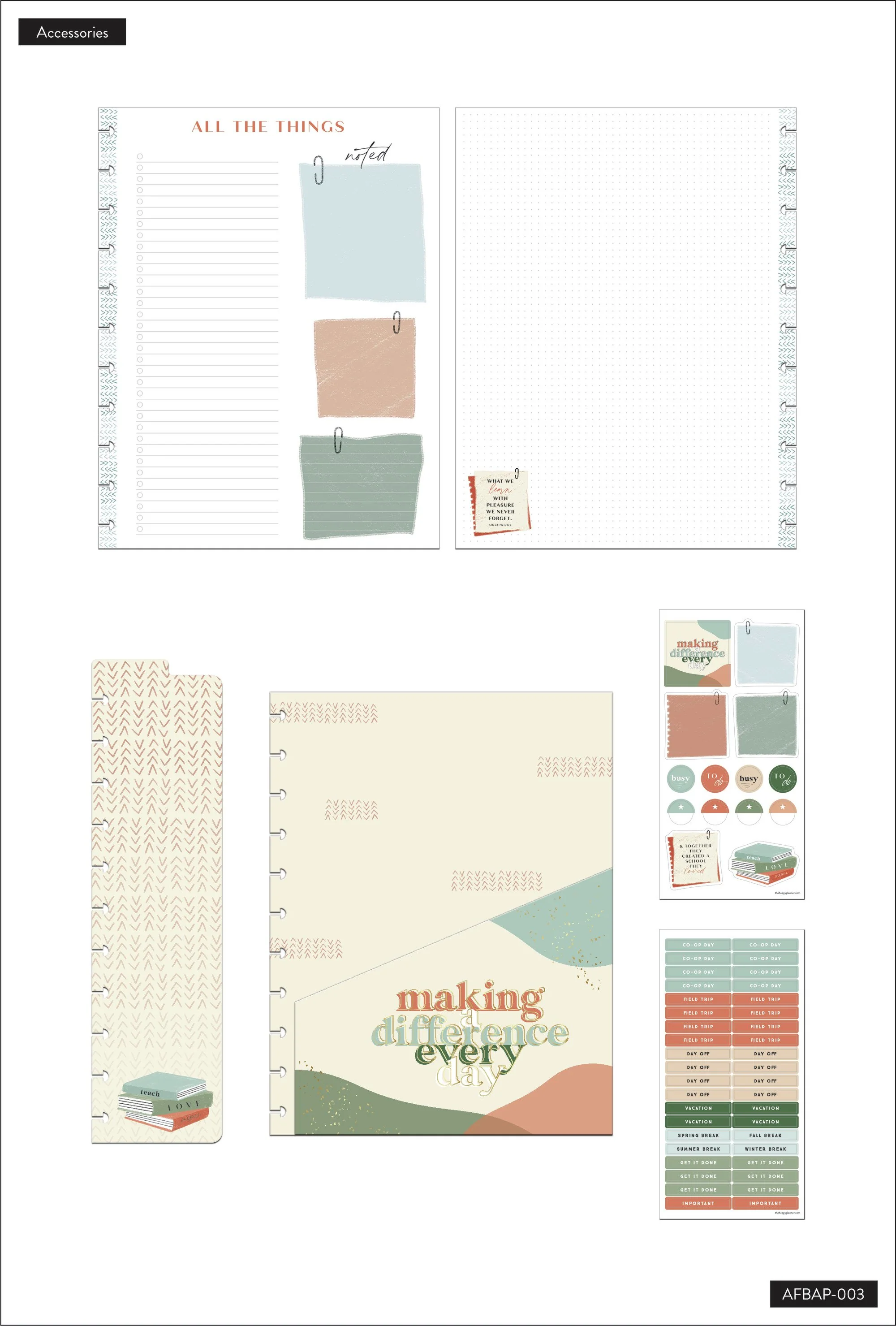 Peachy Homeschool Big Accessory Pack