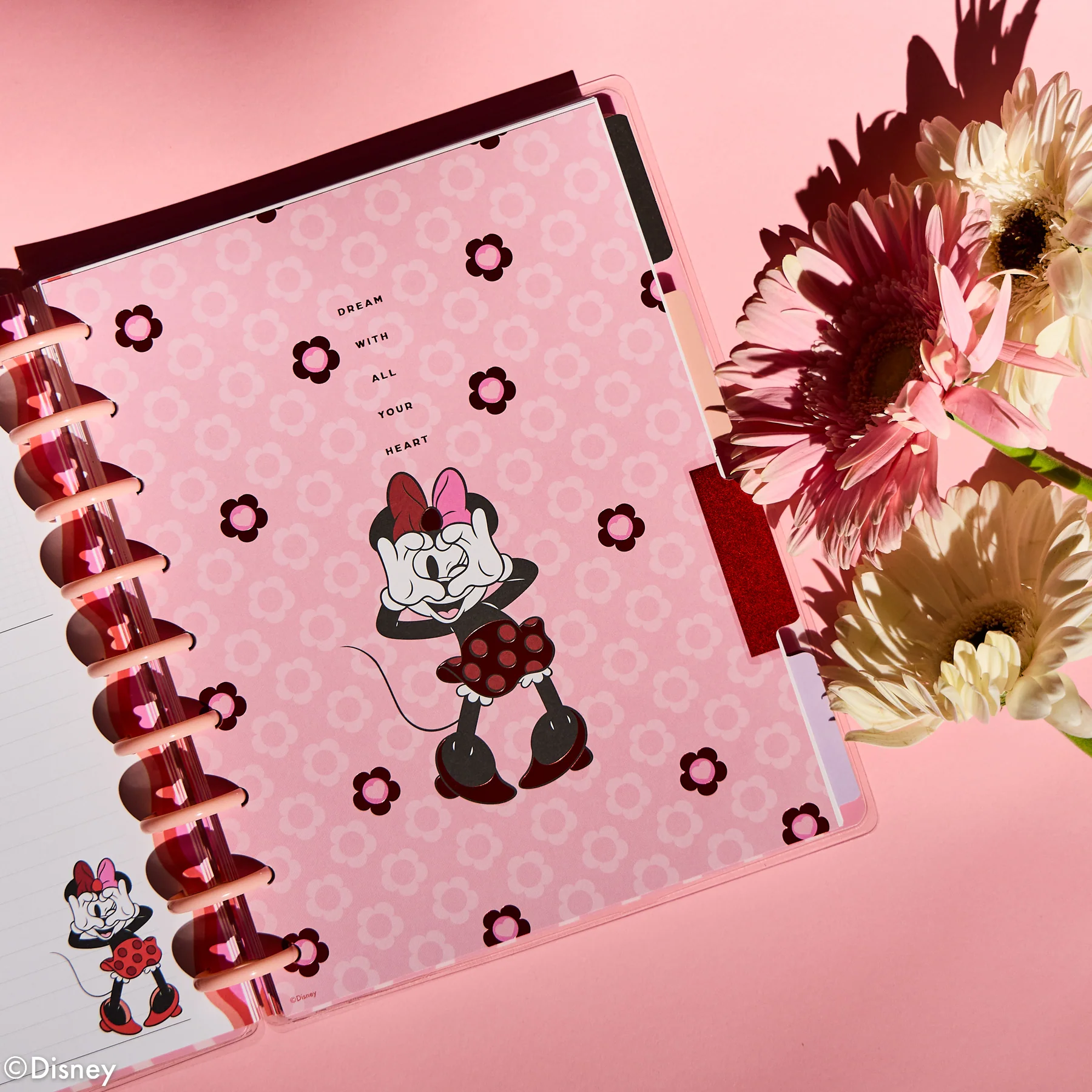 Undated Disney Minnie Mouse Bow Happy Customizable Planner - Classic Dashboard Layout - 12 Months 2 Undated Disney Minnie Mouse Bow Happy Customizable Planner - Classic Dashboard Layout - 12 Months