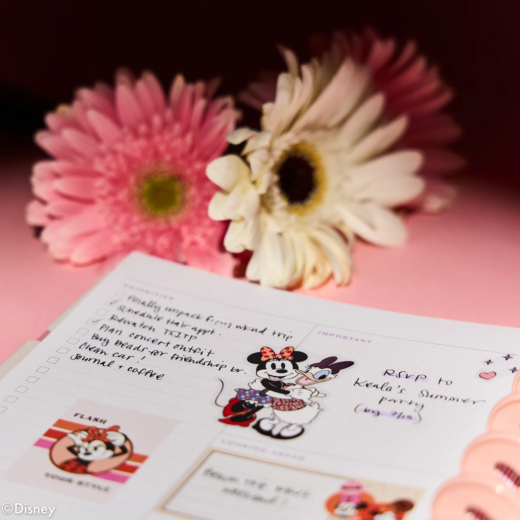 Undated Disney Minnie Mouse Bow Happy Customizable Planner - Classic Dashboard Layout - 12 Months 7 Undated Disney Minnie Mouse Bow Happy Customizable Planner - Classic Dashboard Layout - 12 Months