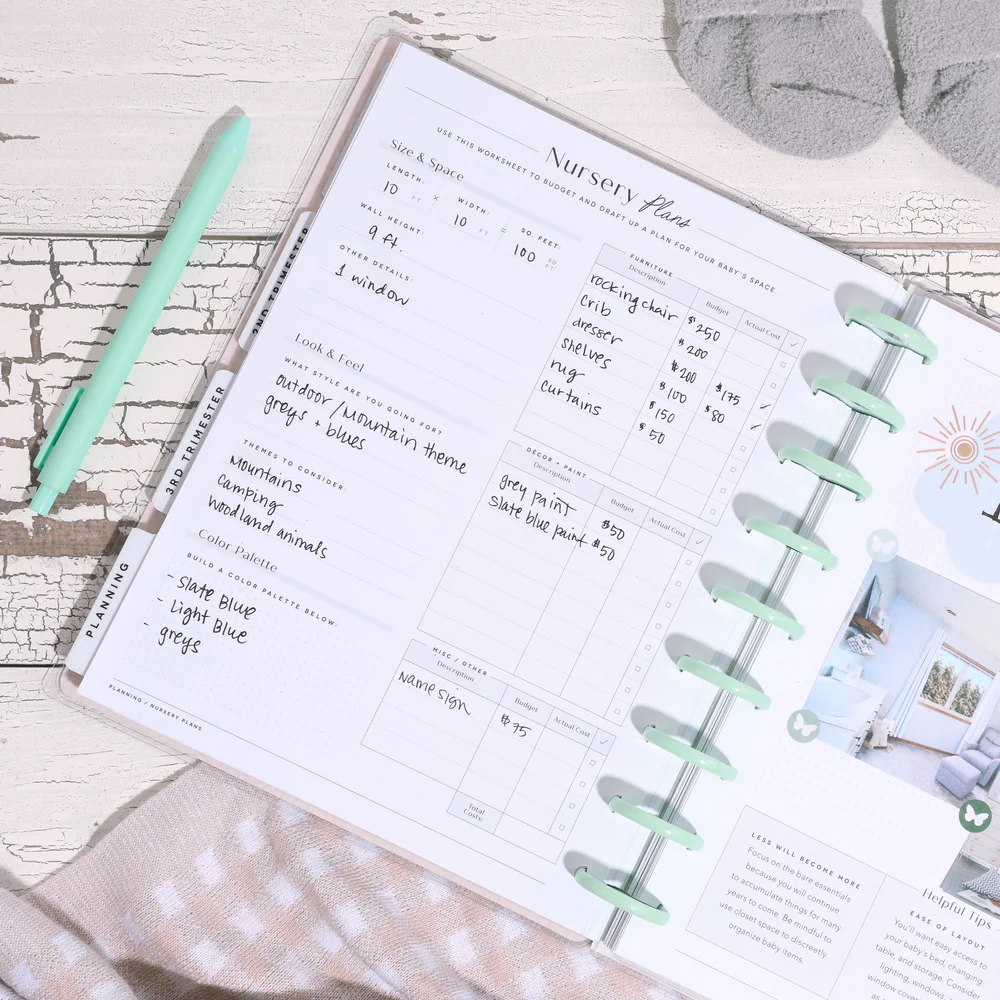 Undated Butterflies and Blooms Pregnancy Happy Planner - Classic Pregnancy Layout - 9 Months 4 Undated Butterflies and Blooms Pregnancy Happy Planner - Classic Pregnancy Layout - 9 Months
